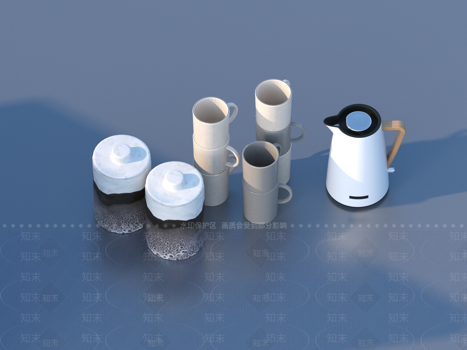 厨房用品3D模型下载【ID:1194801381】