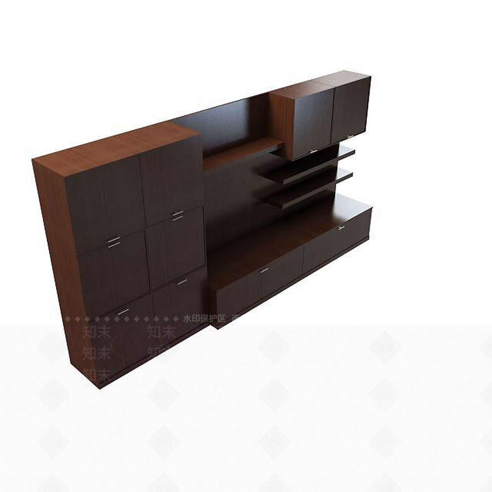 中式电视柜3D模型下载【ID:1194801725】