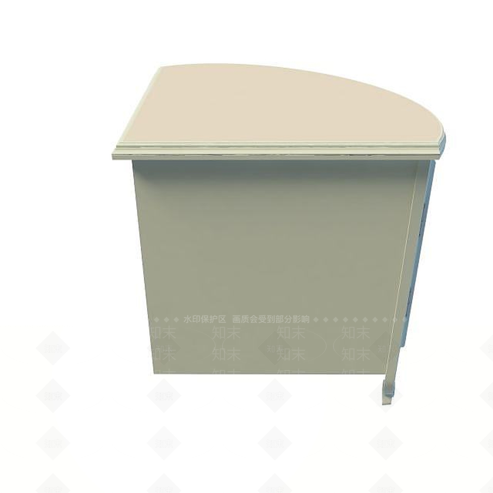 现代实木角柜3D模型下载【ID:1194804311】