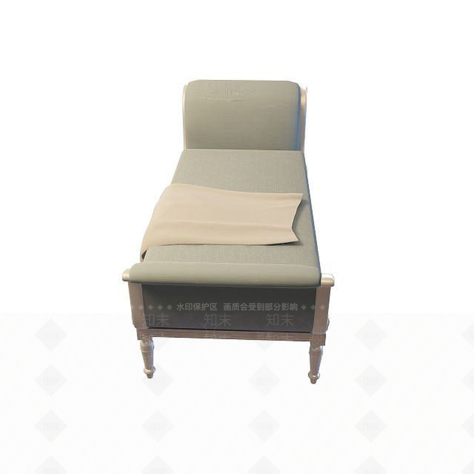 现代贵妃榻3D模型下载【ID:1194804604】