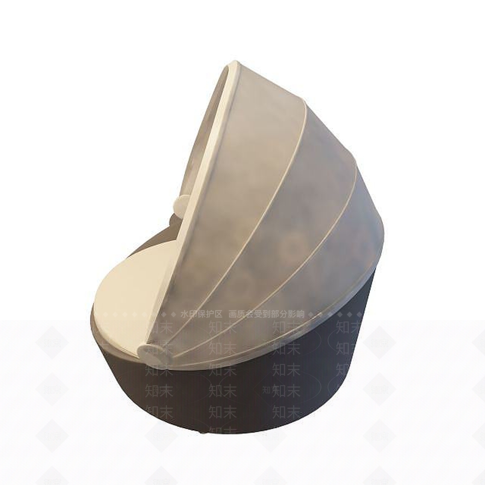 现代太阳床3D模型下载【ID:1194808393】