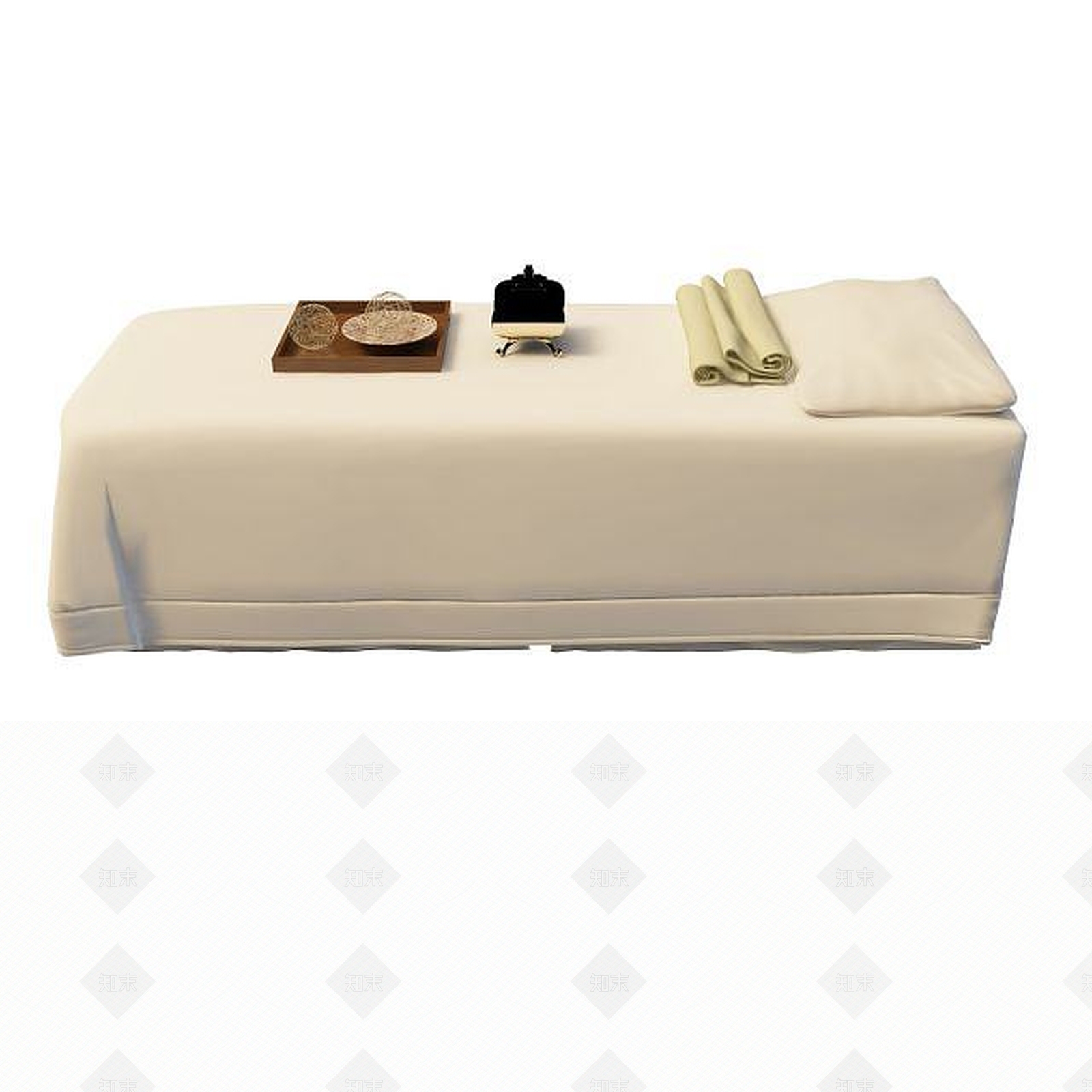 现代桑拿床3D模型下载【ID:1194813683】