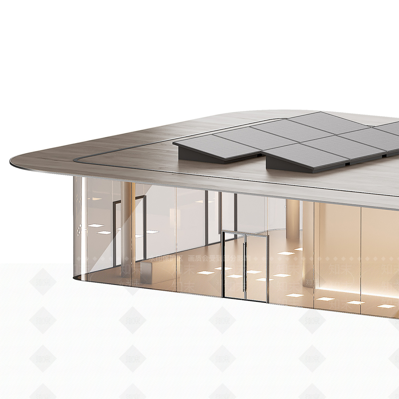 现代极简其他商业建筑3D模型下载【ID:1194815336】