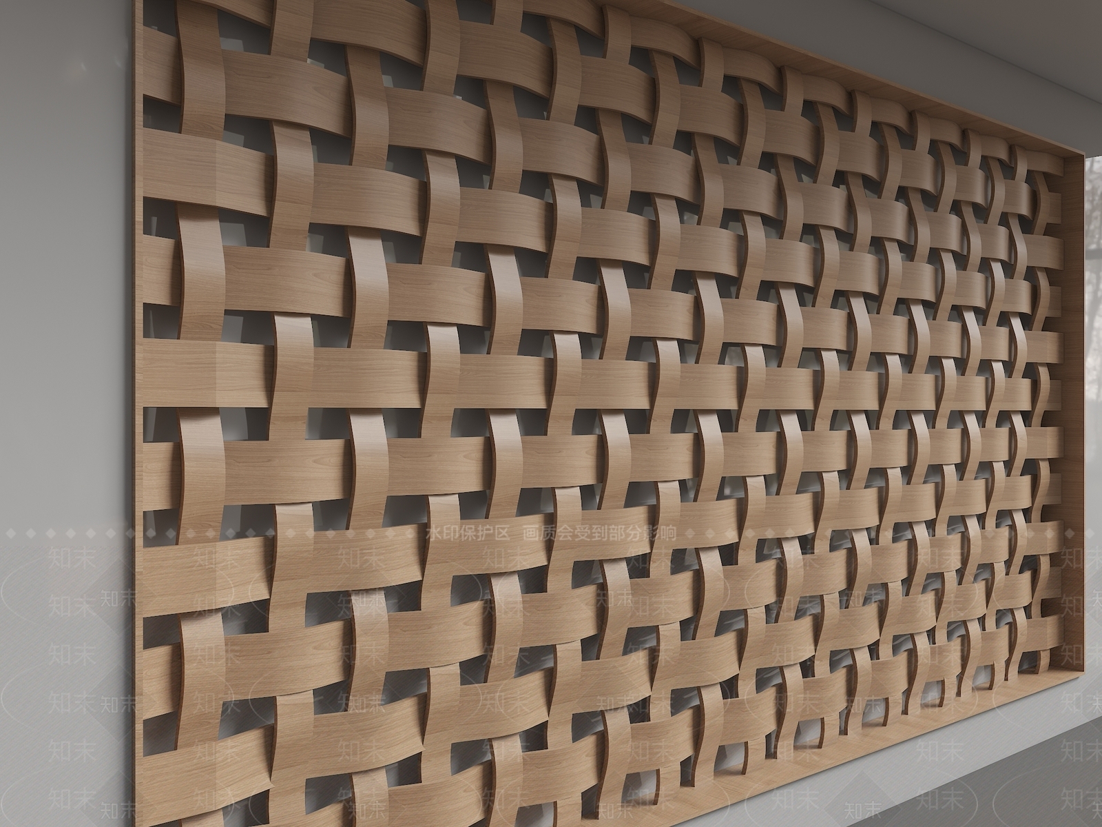 现代其他墙面3D模型下载【ID:1194817494】