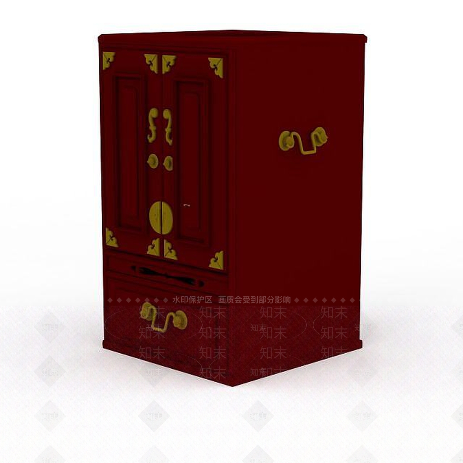 现代衣柜3D模型下载【ID:1198928306】