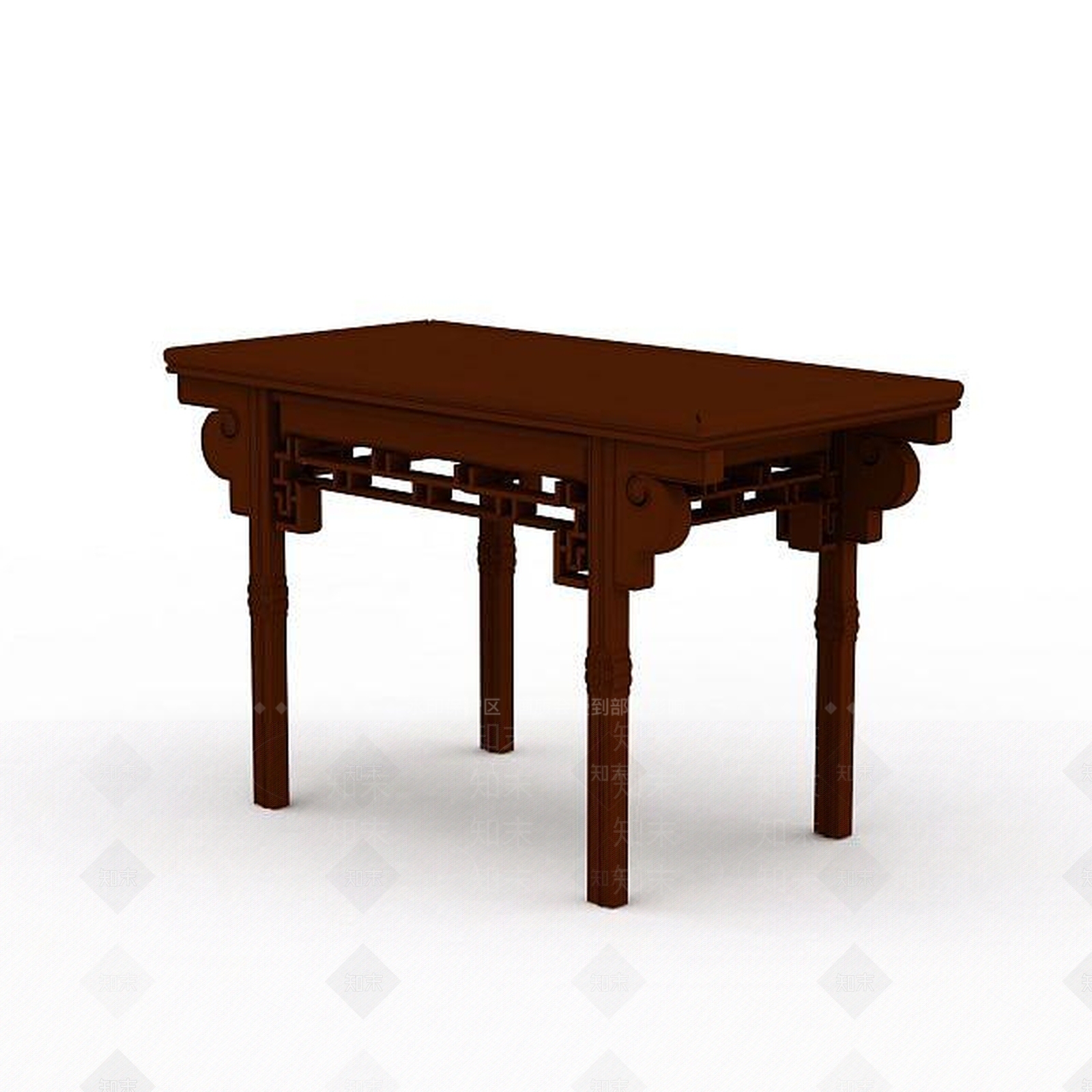 现代书桌椅3D模型下载【ID:1198928380】