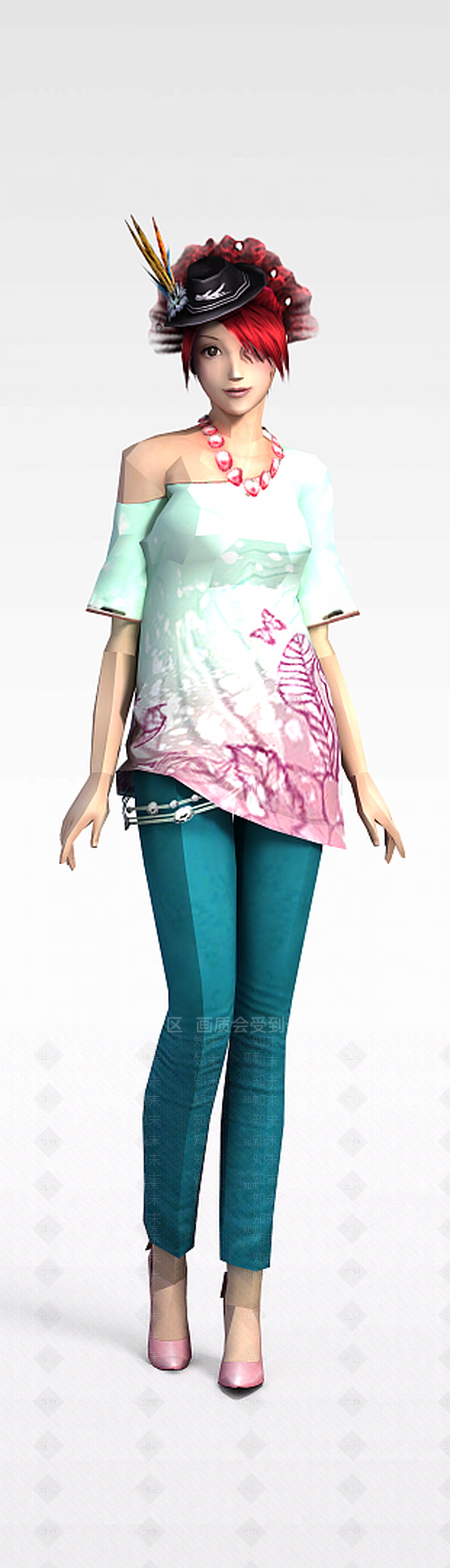 现代虚拟人物3D模型下载【ID:1198928078】