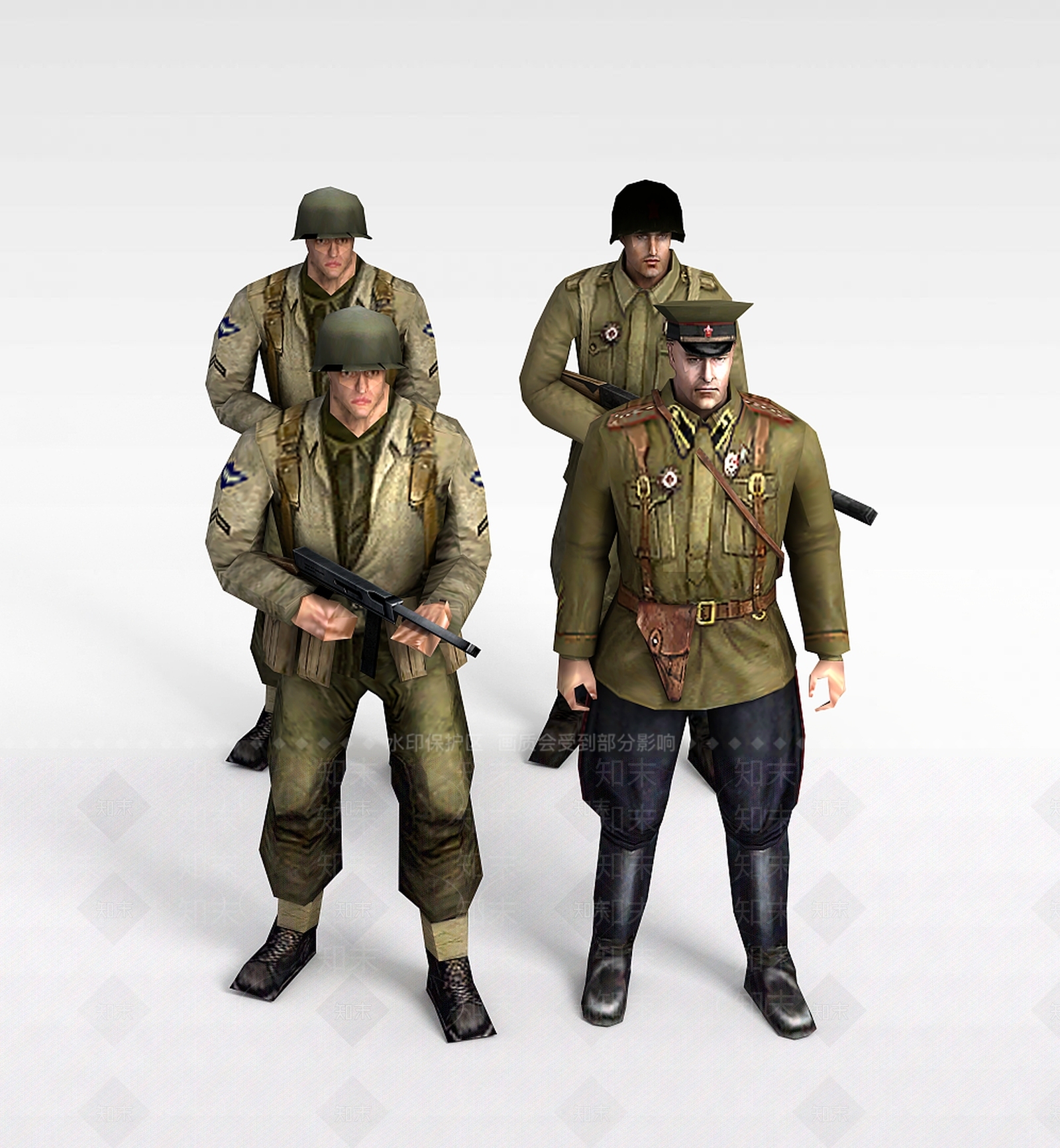 现代虚拟人物3D模型下载【ID:1198927910】