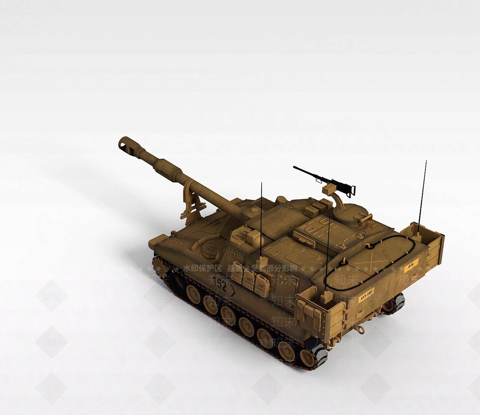 现代军事器材3D模型下载【ID:1194820364】