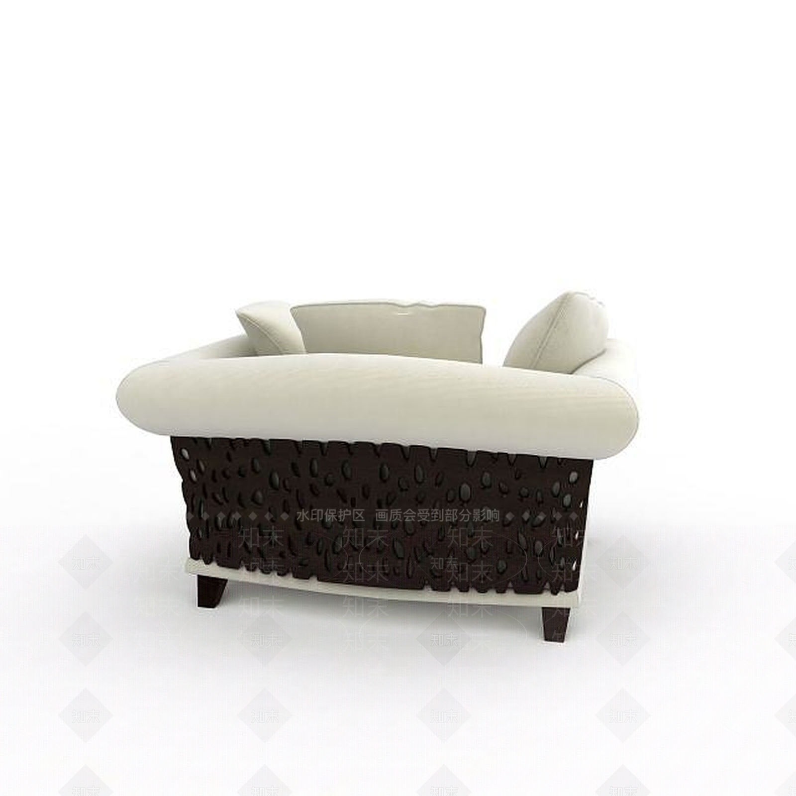现代休闲椅3D模型下载【ID:1194820356】