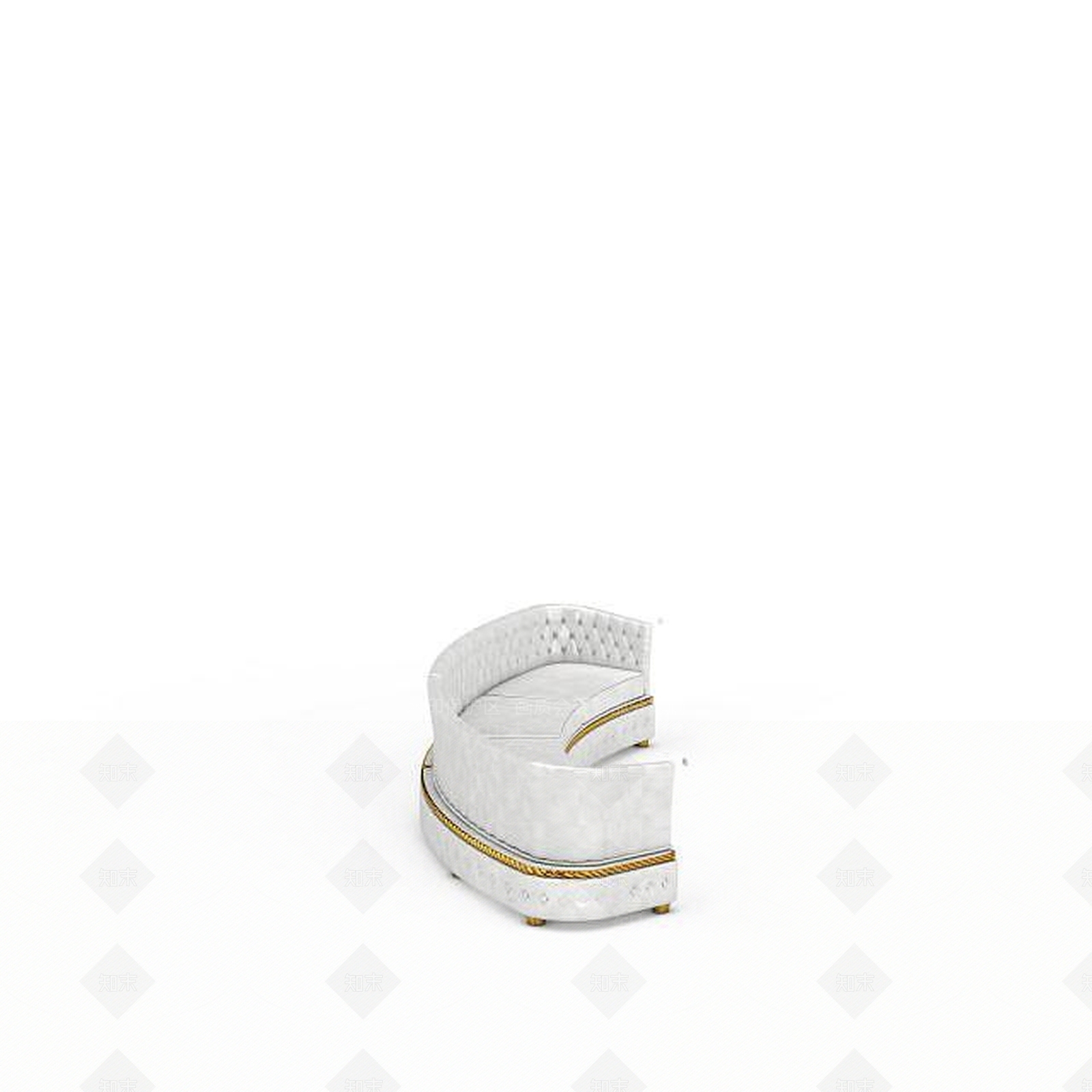 现代双人沙发3D模型下载【ID:1194820635】