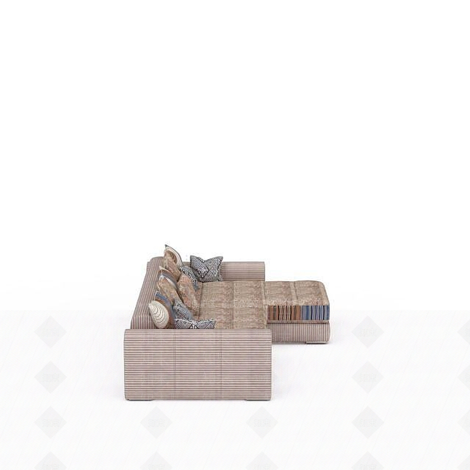 现代双人沙发3D模型下载【ID:1194820722】