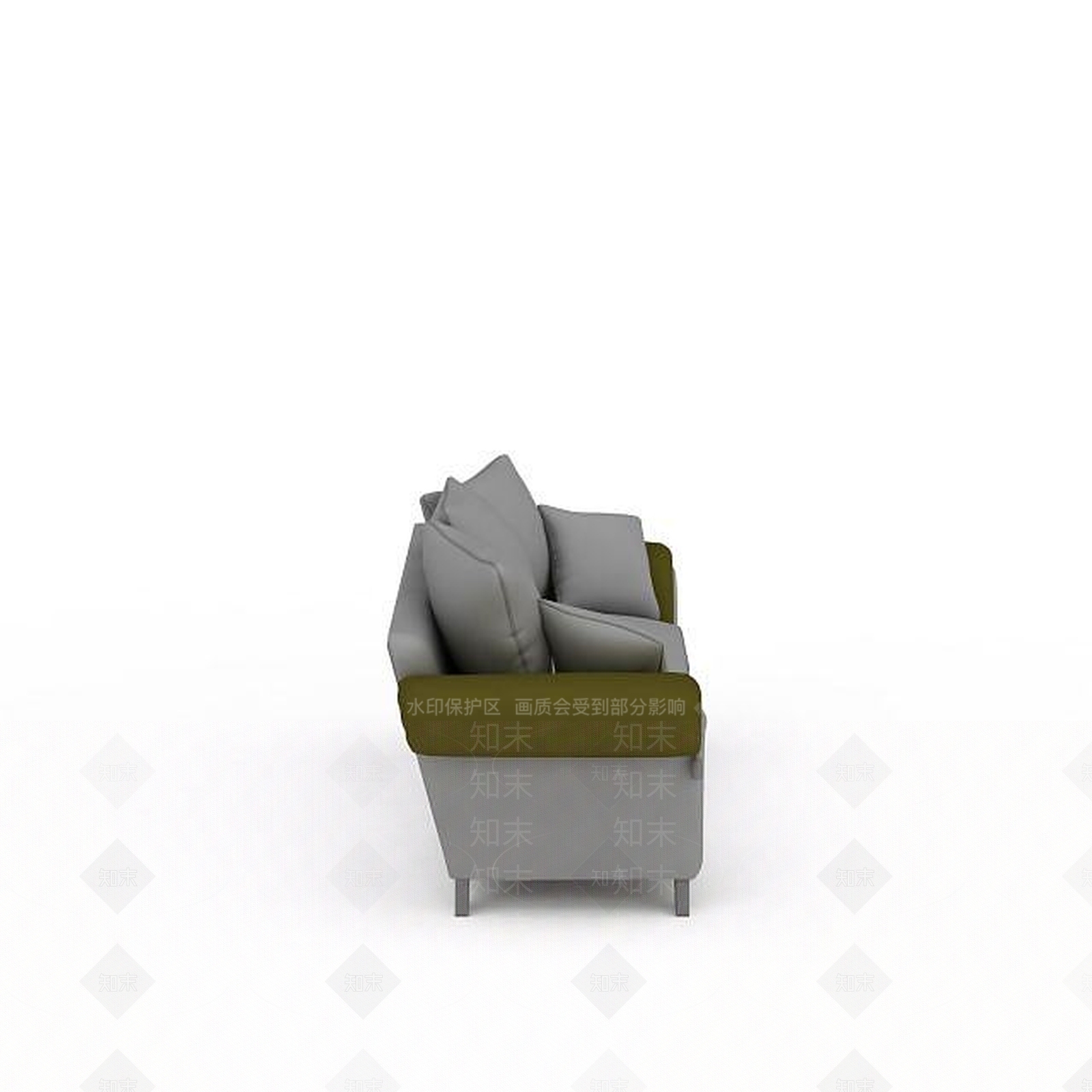 现代双人沙发3D模型下载【ID:1198917832】