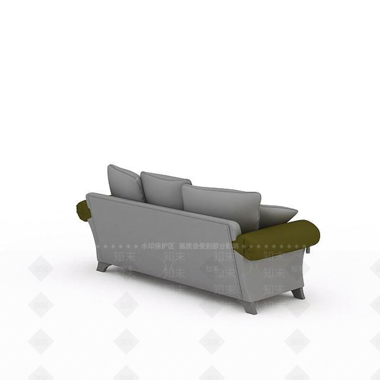 现代双人沙发3D模型下载【ID:1198917832】