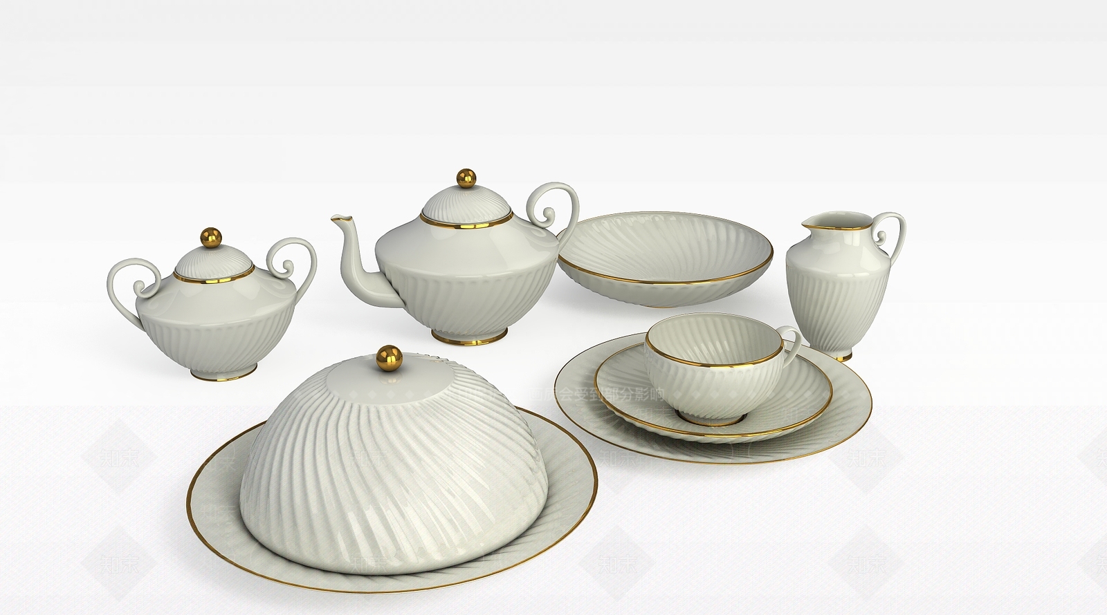 现代麻将桌3D模型下载【ID:1198917700】