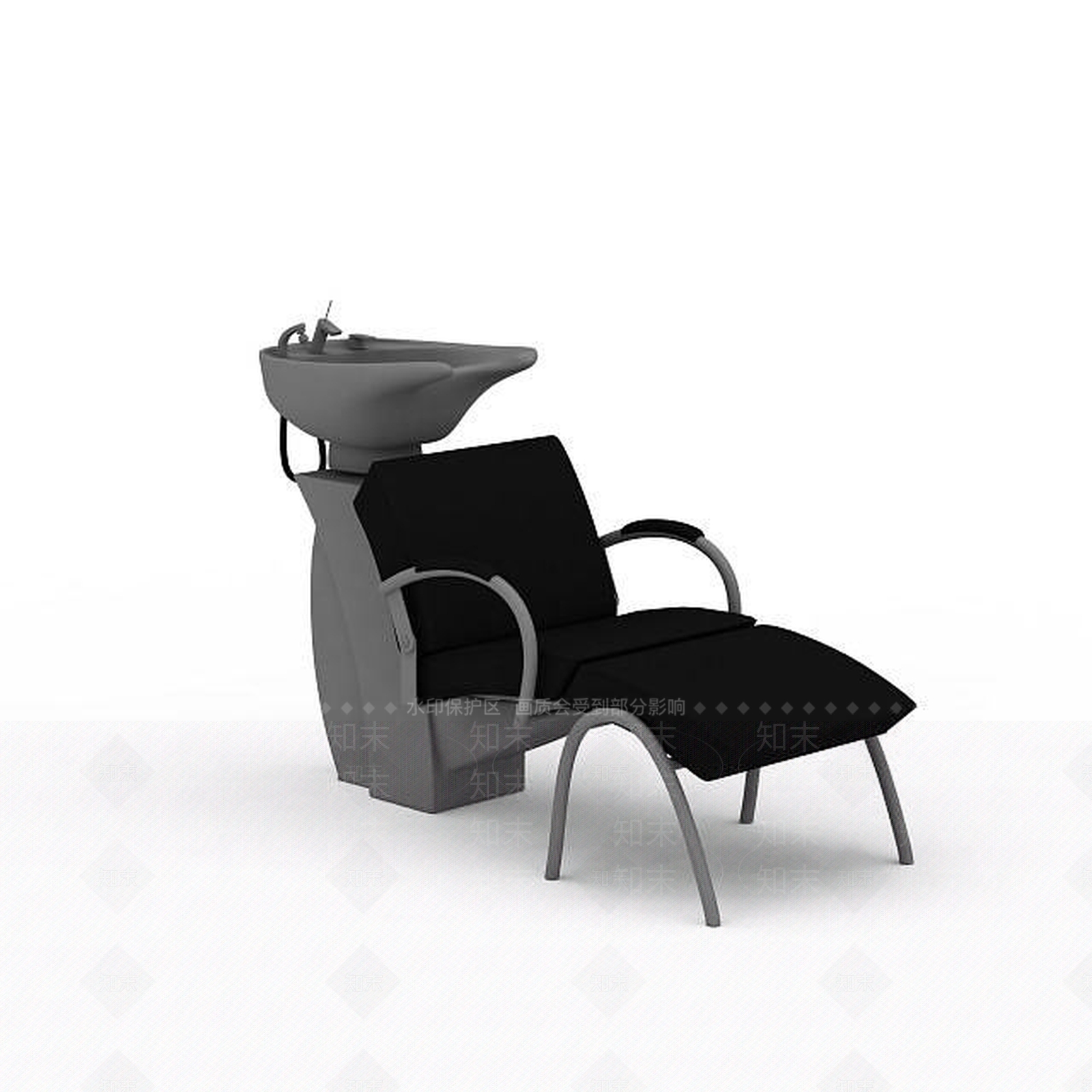 现代书桌椅3D模型下载【ID:1194822588】