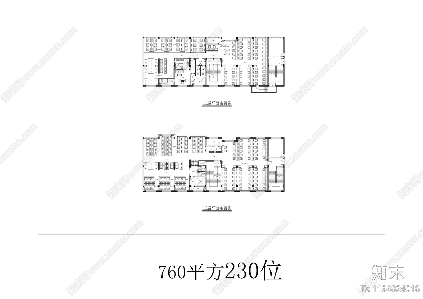现代网吧cad施工图下载【ID:1194824018】