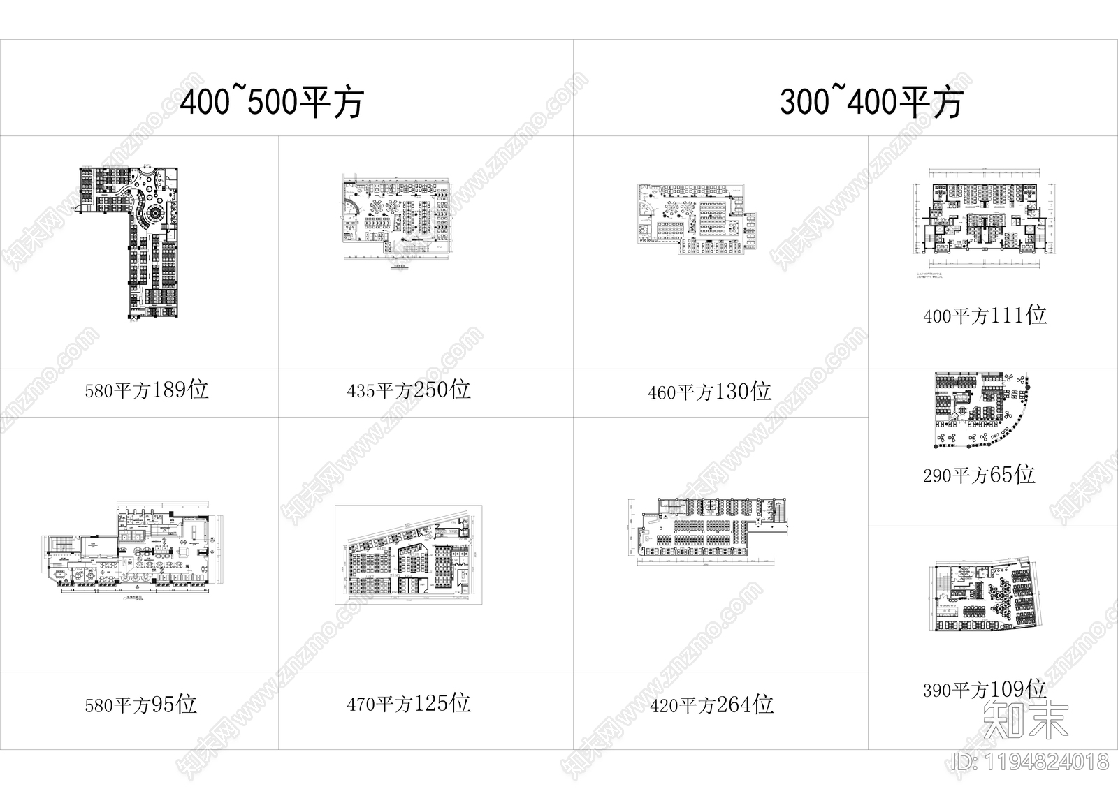 现代网吧cad施工图下载【ID:1194824018】