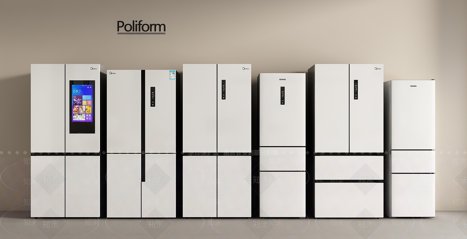 冰箱SU模型下载【ID:1194829799】