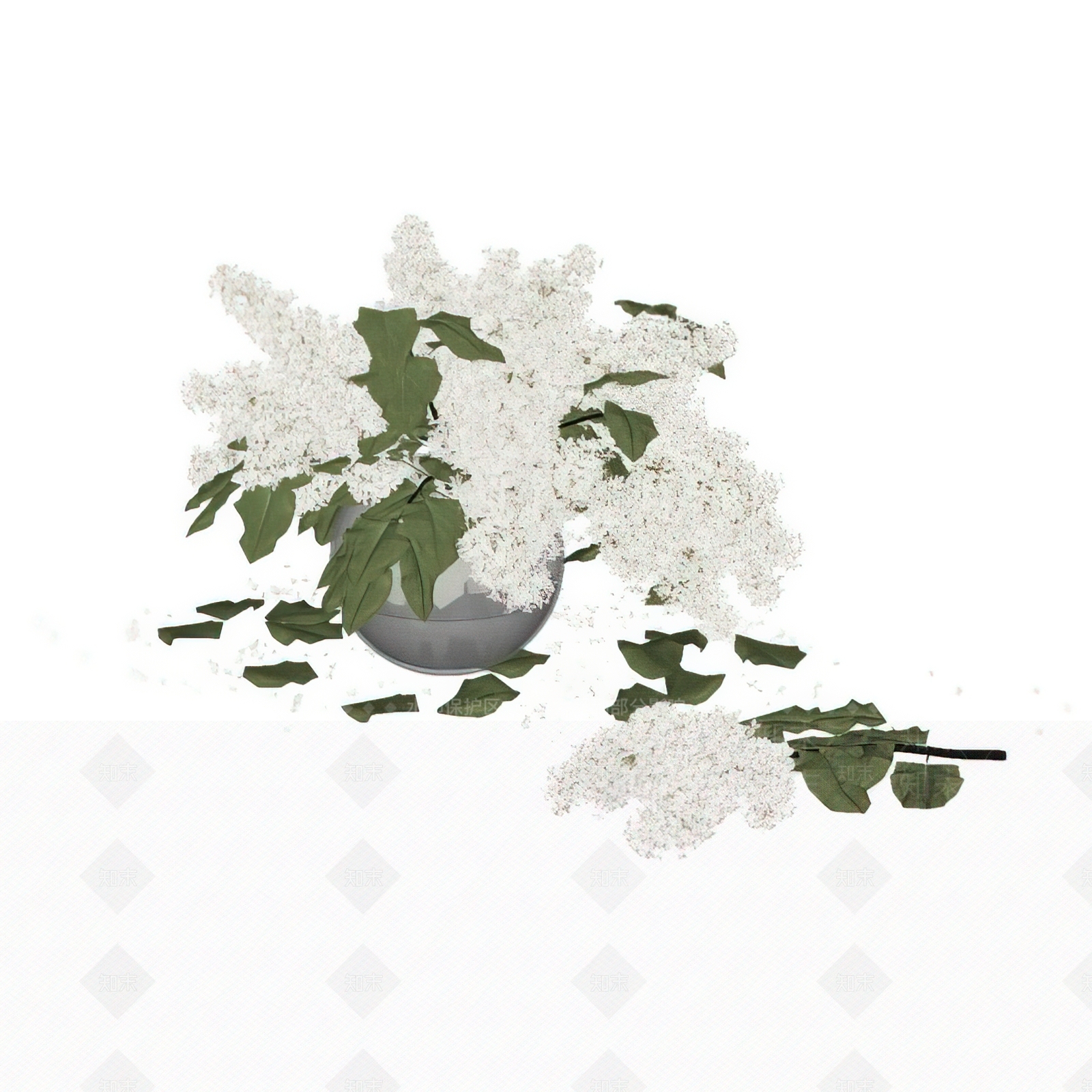 现代花艺SU模型下载【ID:1194831601】