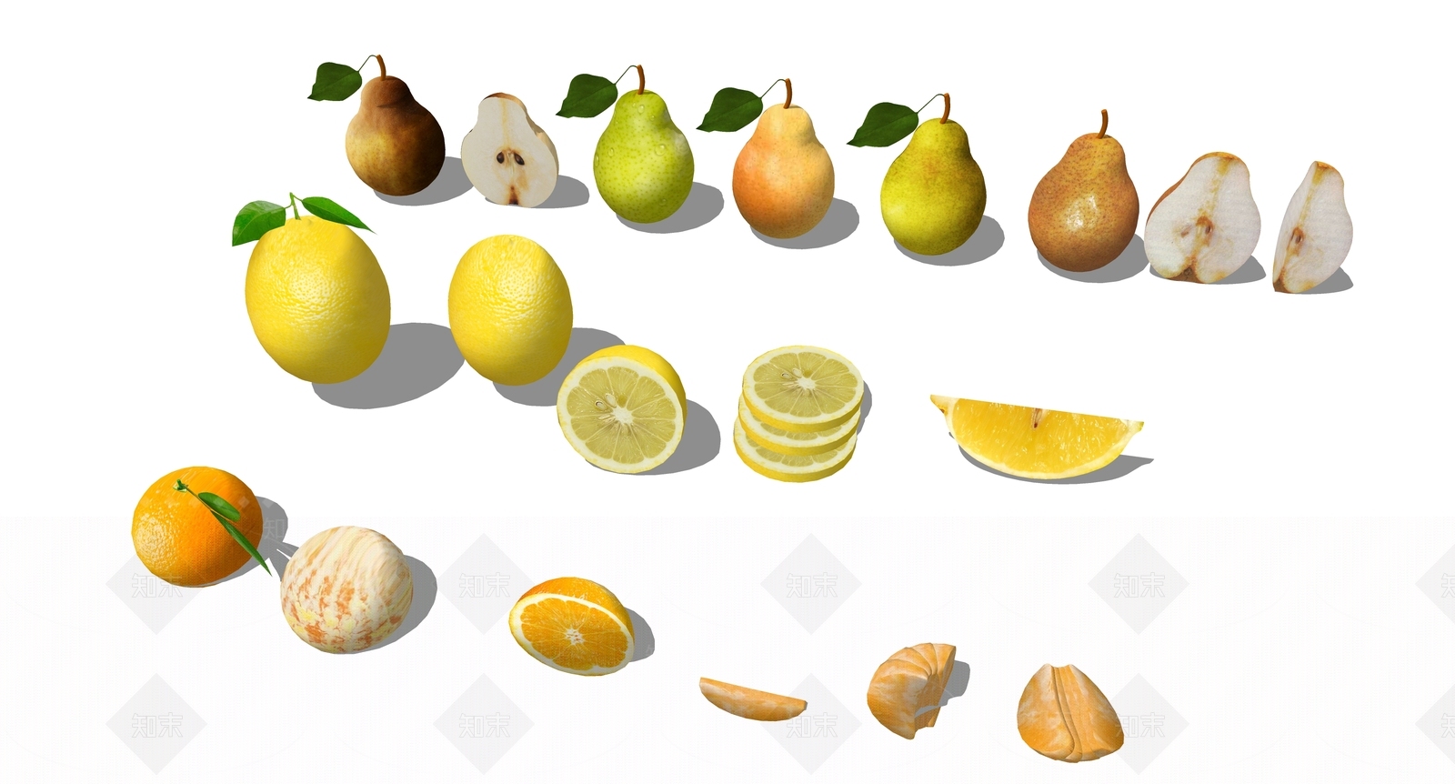 现代新中式水果店SU模型下载【ID:1194834103】