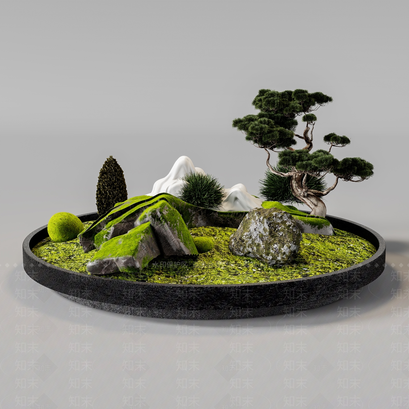 植物组合SU模型下载【ID:1194833541】