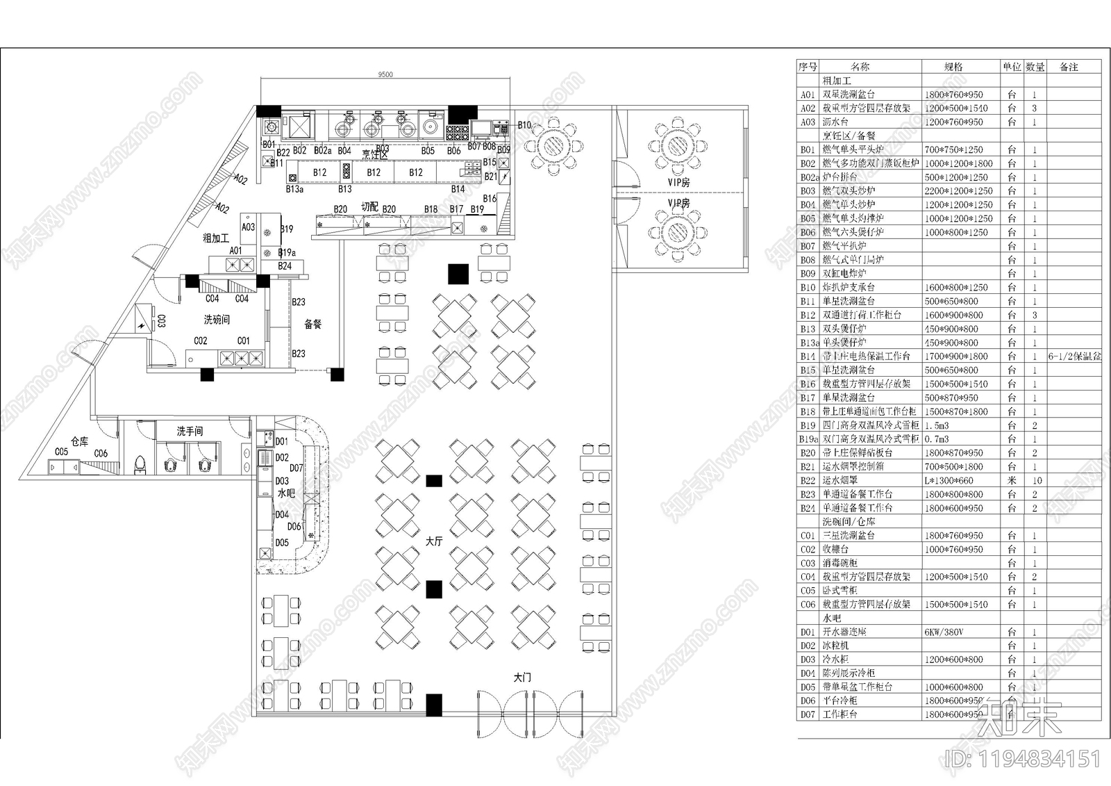 工装平面图施工图下载【ID:1194834151】