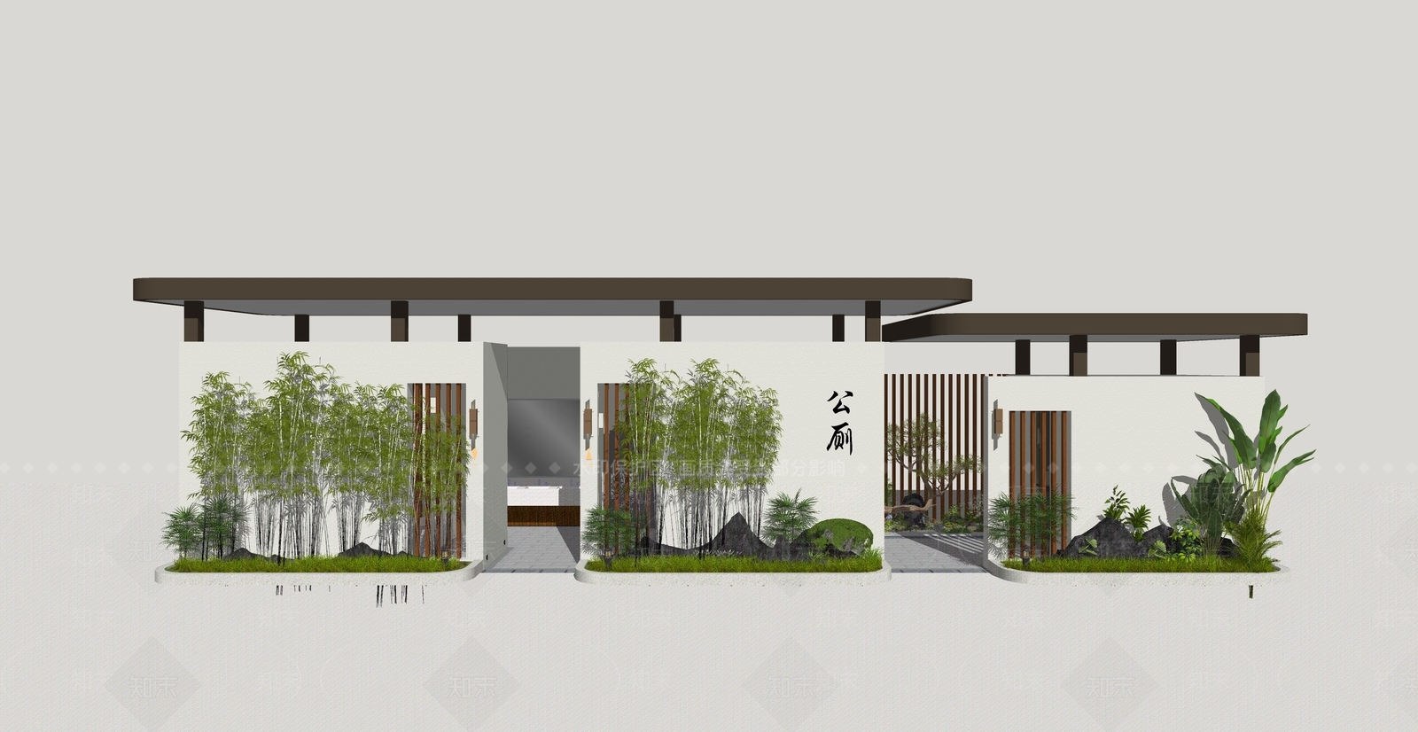 现代驿站SU模型下载【ID:1194836183】