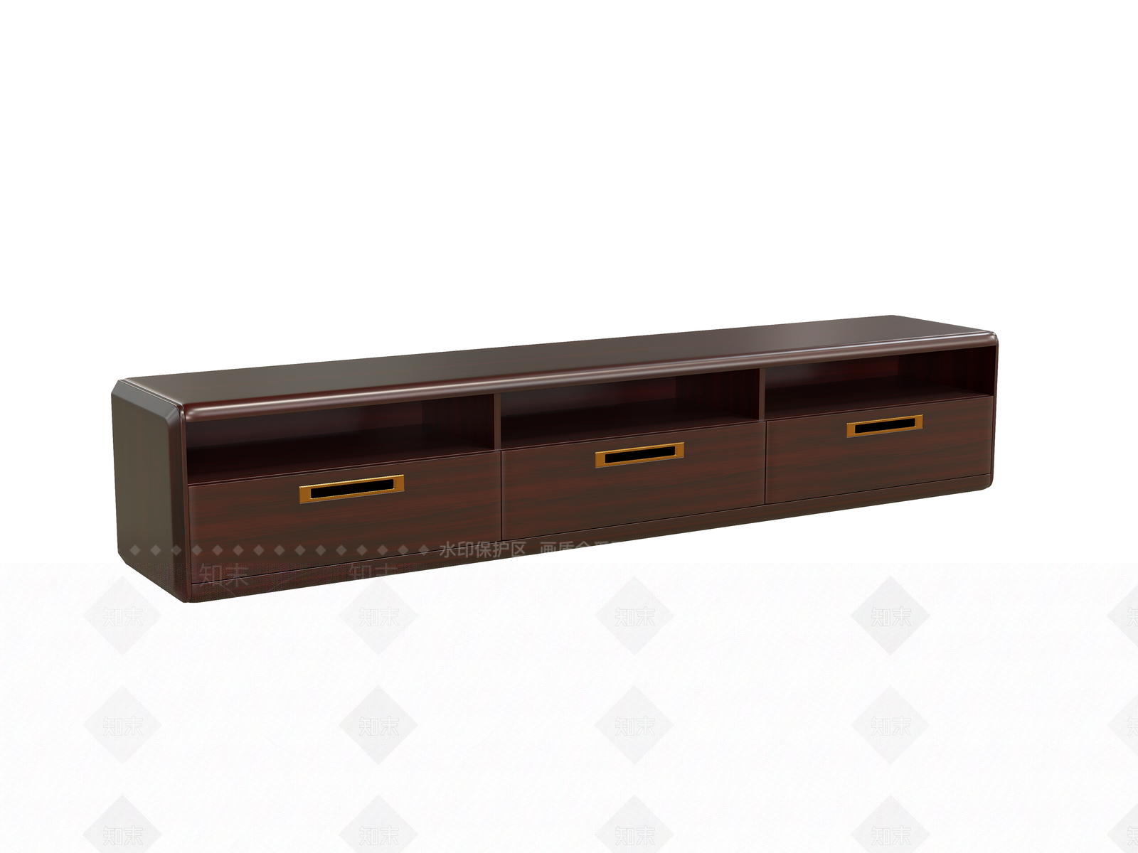 新中式电视柜3D模型下载【ID:1194837988】