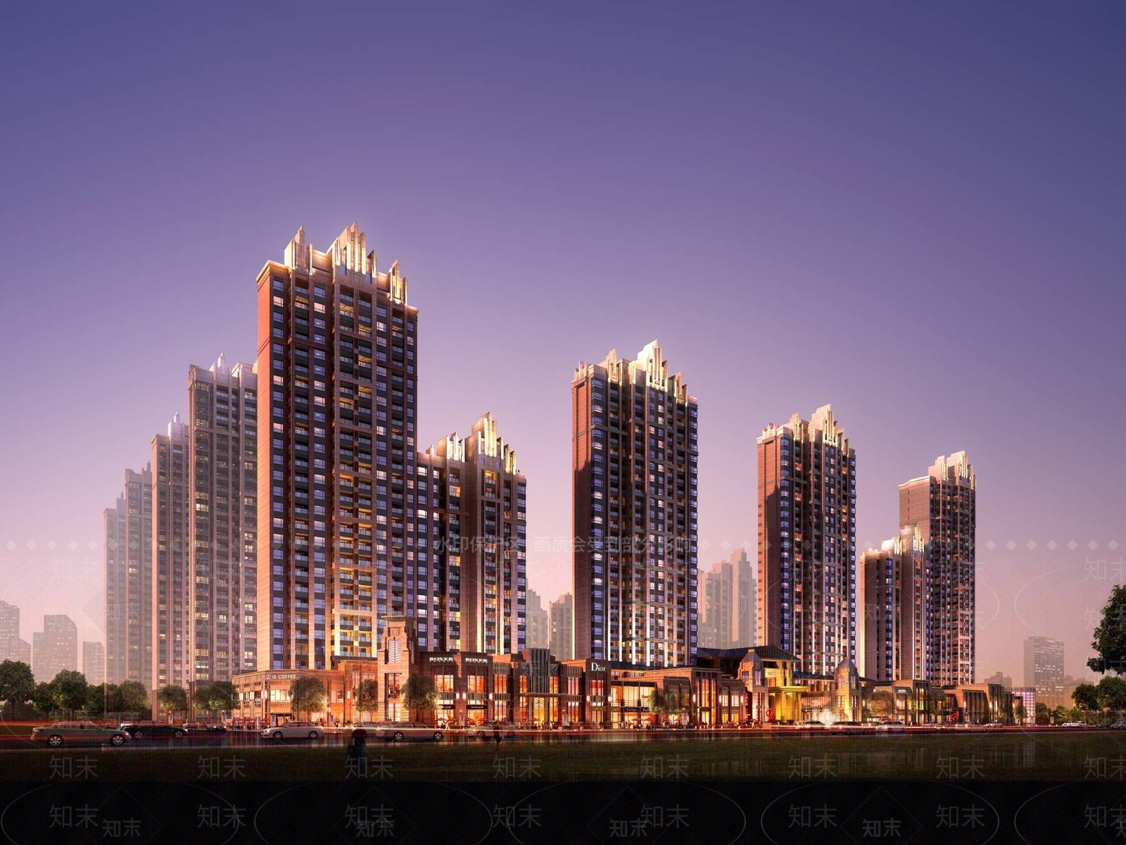 简欧高层住宅3D模型下载【ID:1194841510】