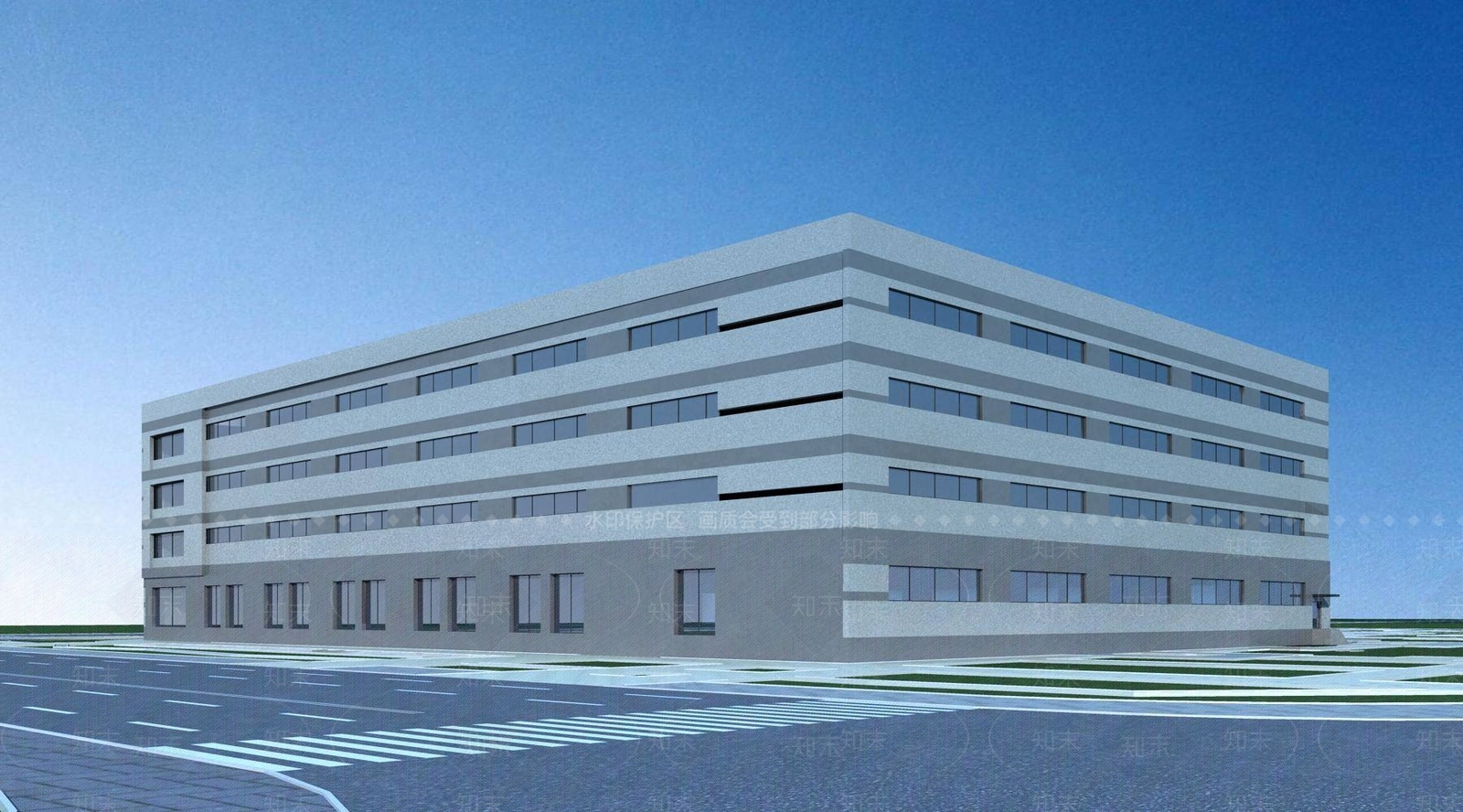 现代厂房3D模型下载【ID:1194843061】