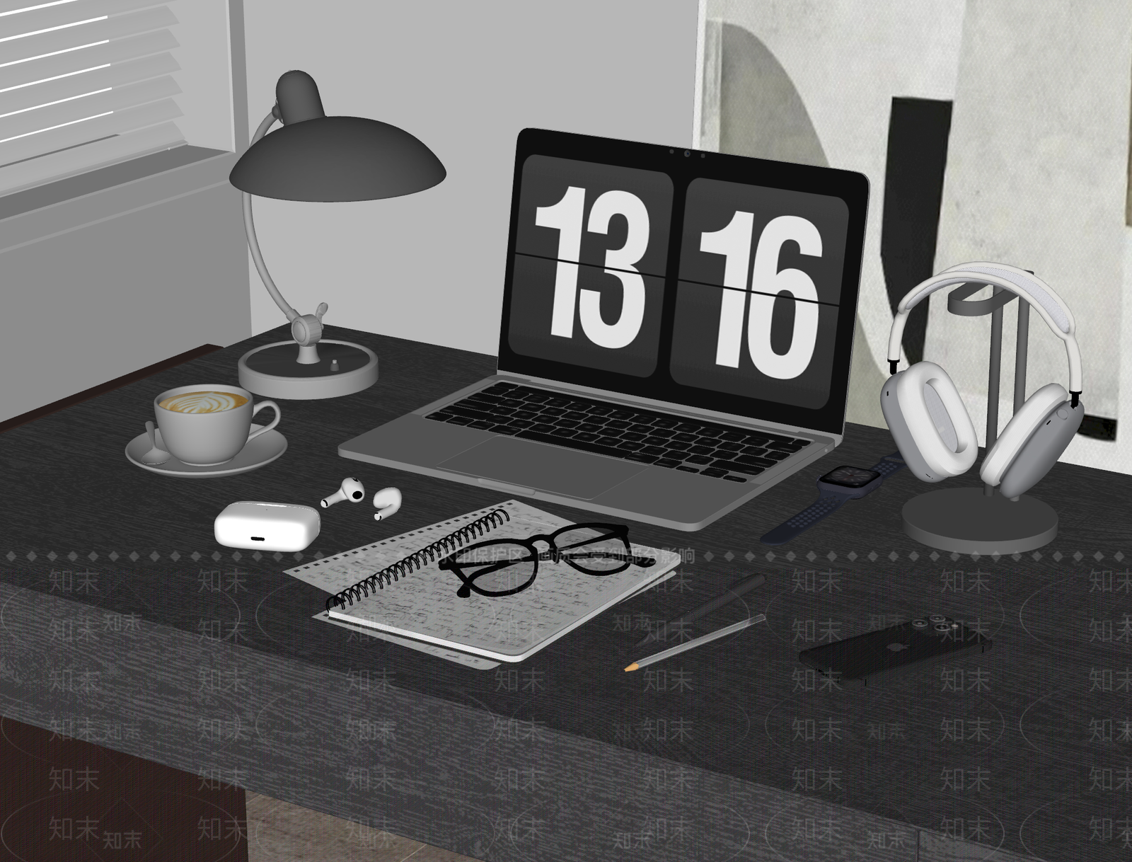 电脑SU模型下载【ID:1194850942】