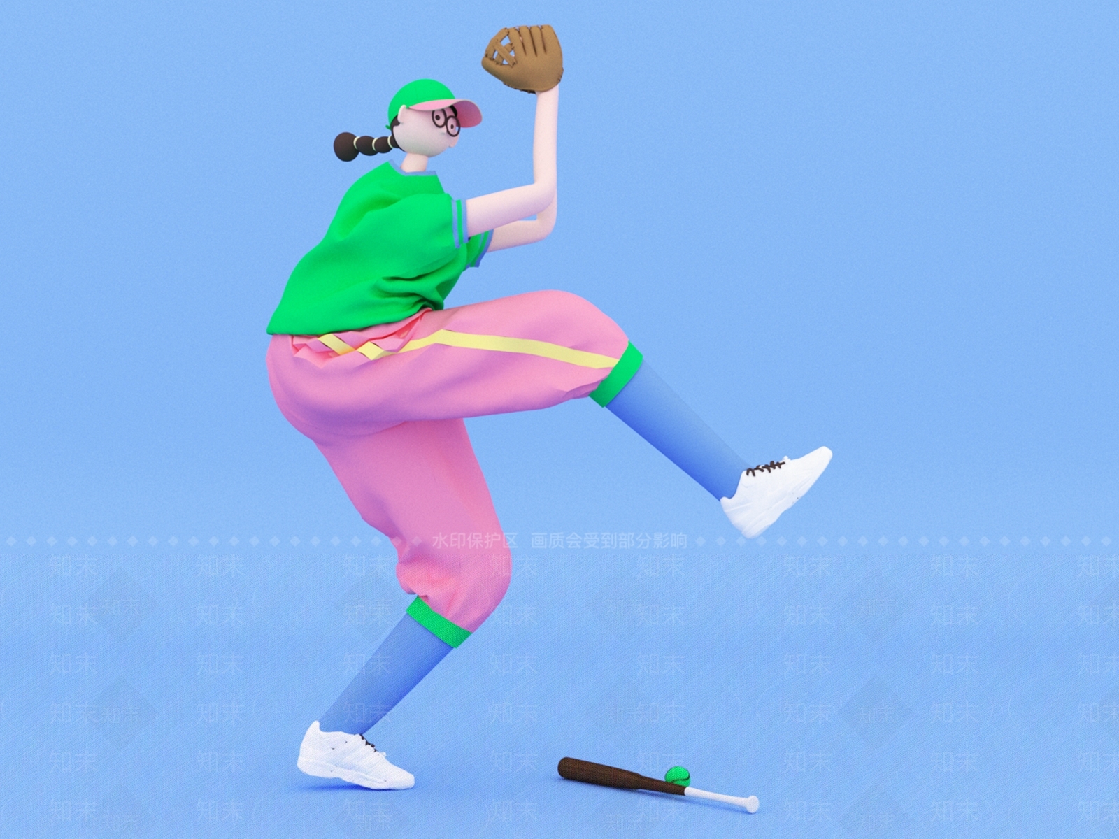 虚拟人物3D模型下载【ID:1194848705】