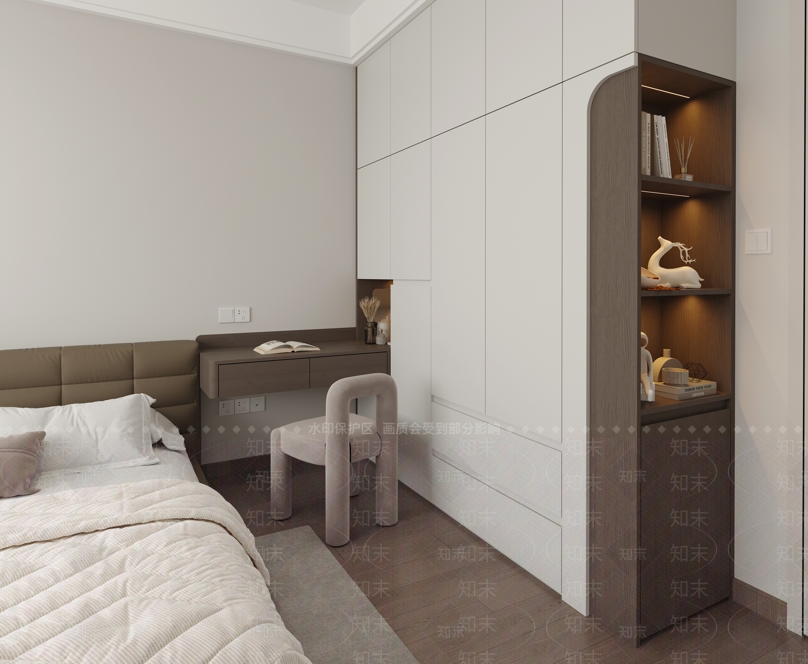 现代衣柜3D模型下载【ID:1194850097】