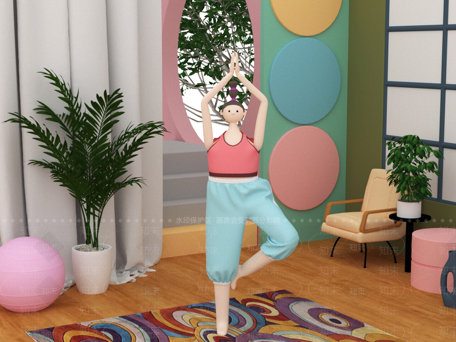 虚拟人物3D模型下载【ID:1194850890】