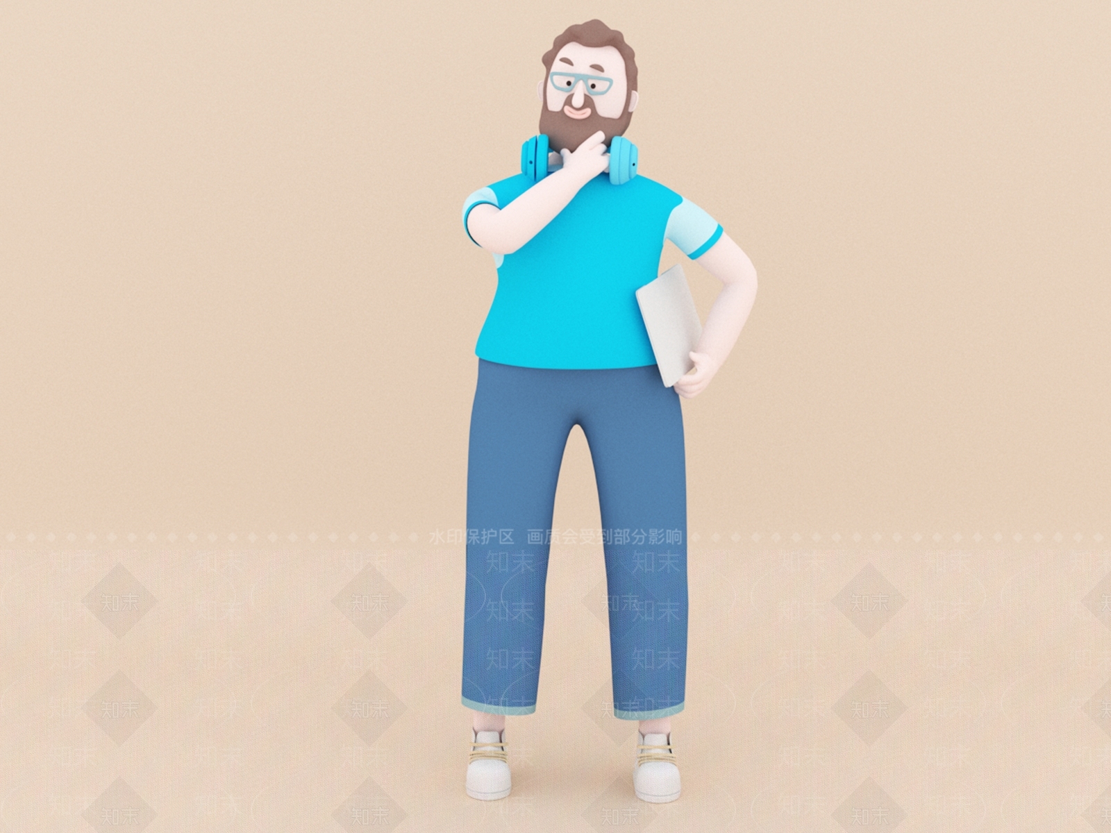虚拟人物3D模型下载【ID:1194851925】