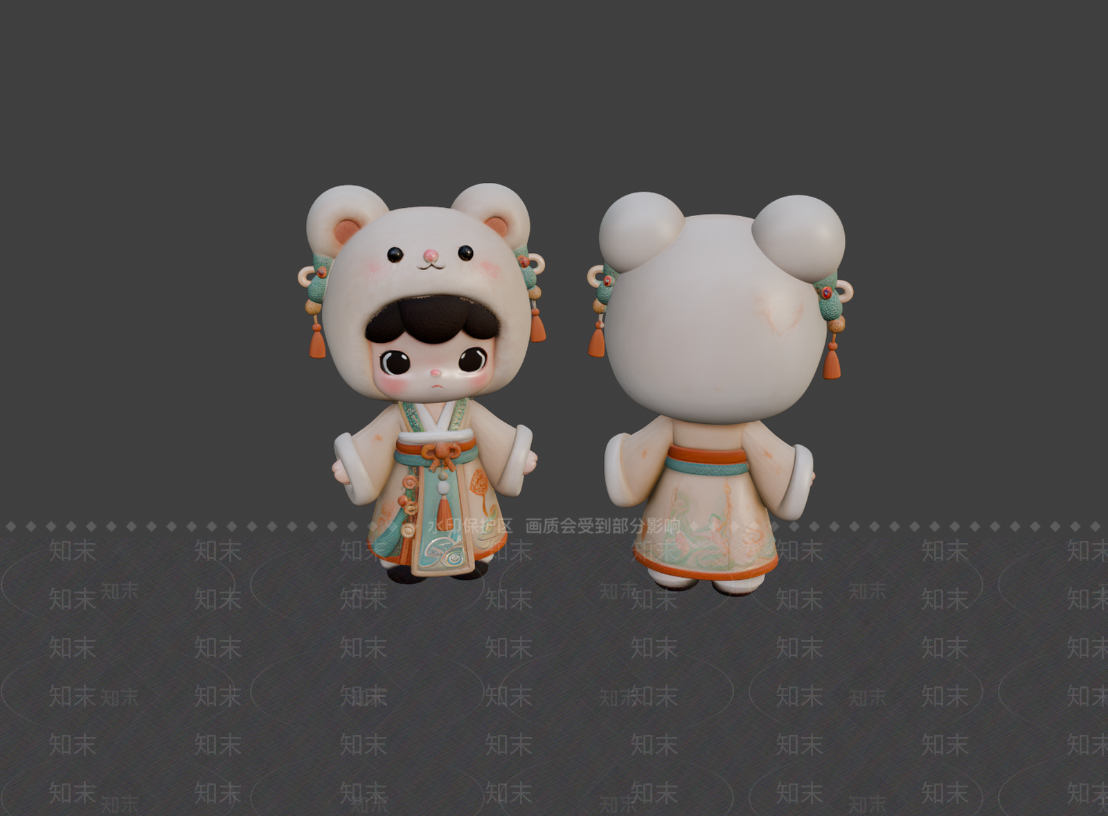 虚拟人物3D模型下载【ID:1194853965】