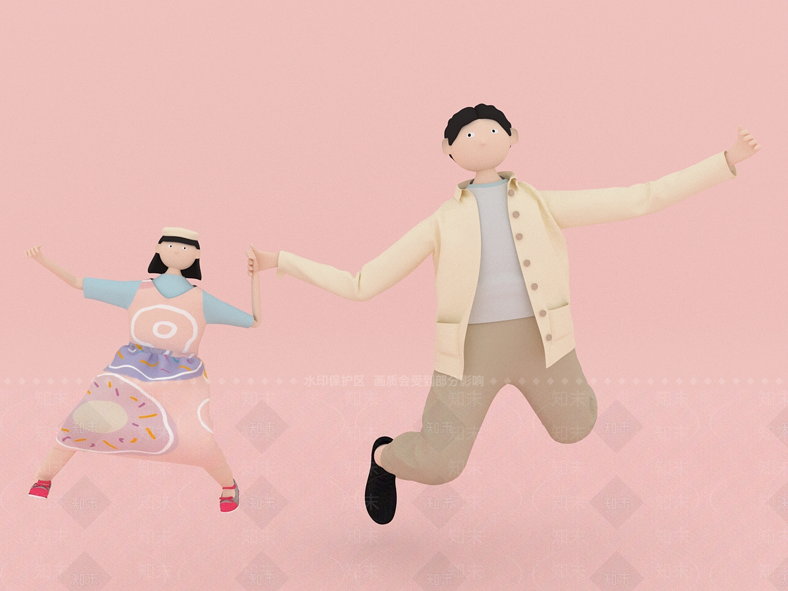 虚拟人物3D模型下载【ID:1194854266】