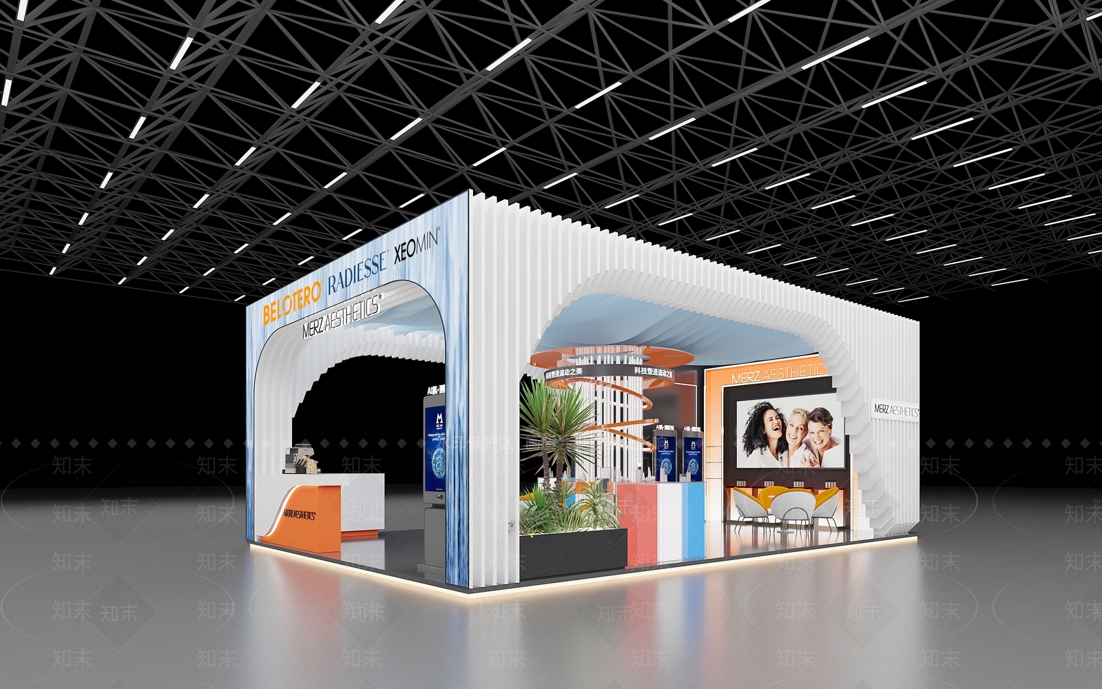 现代医疗展厅3D模型下载【ID:1194857198】