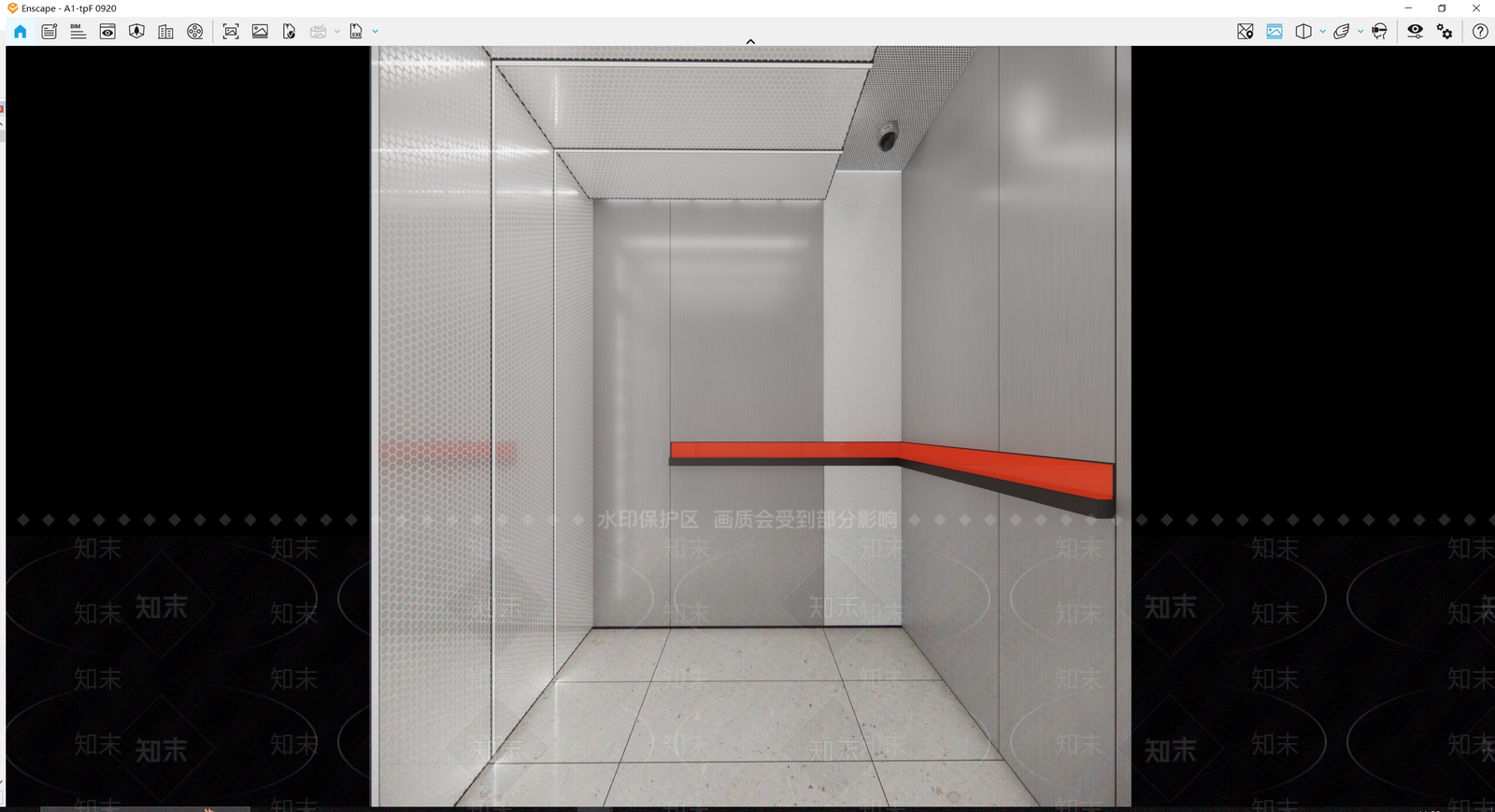 现代办公大堂SU模型下载【ID:1194863217】
