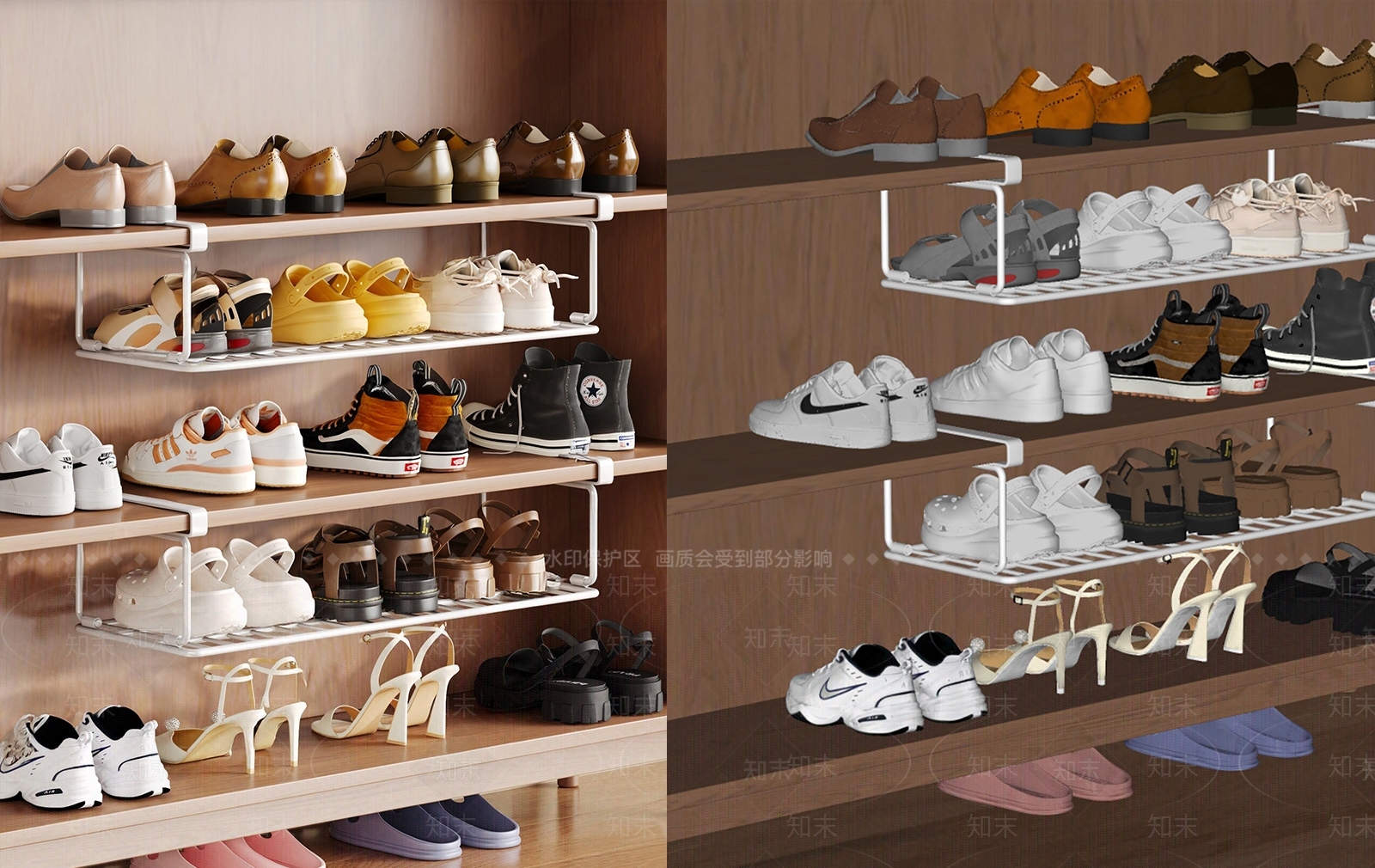 现代中古鞋柜SU模型下载【ID:1194866096】