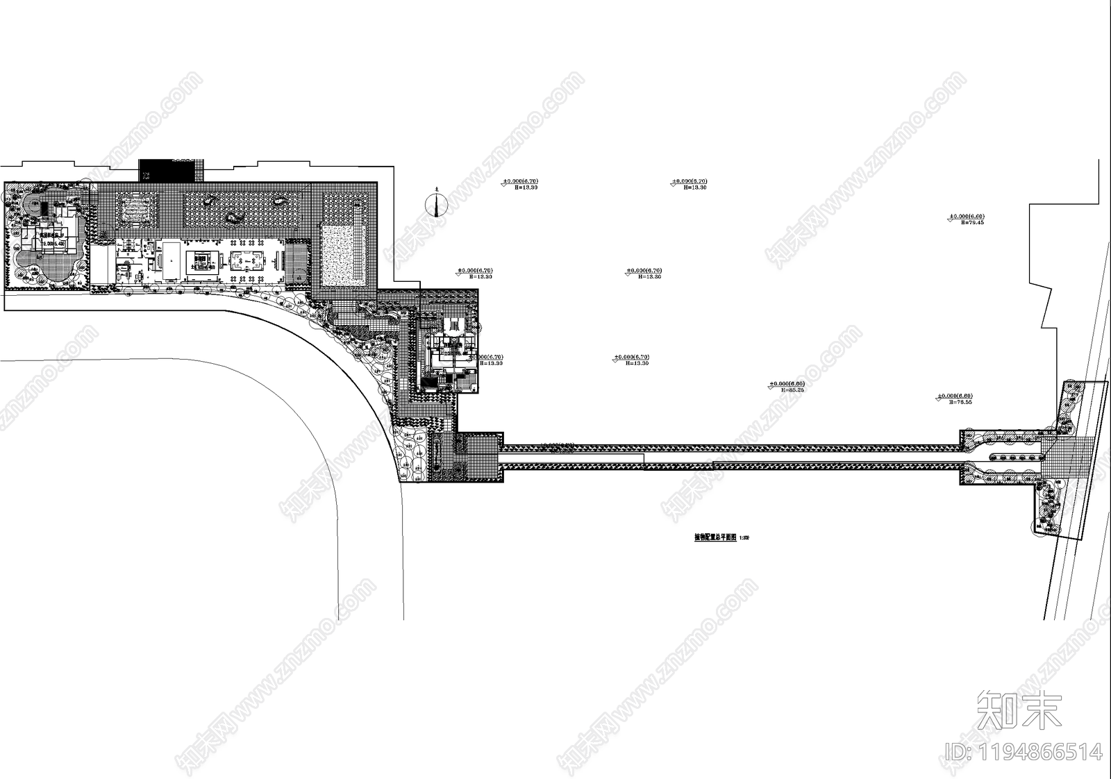 示范区景观施工图下载【ID:1194866514】