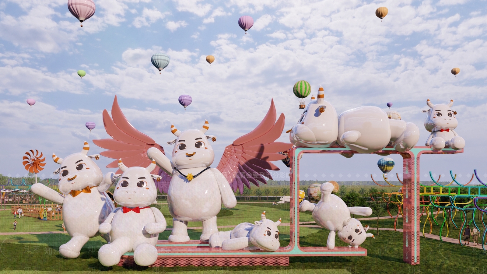 现代营地SU模型下载【ID:1194950095】