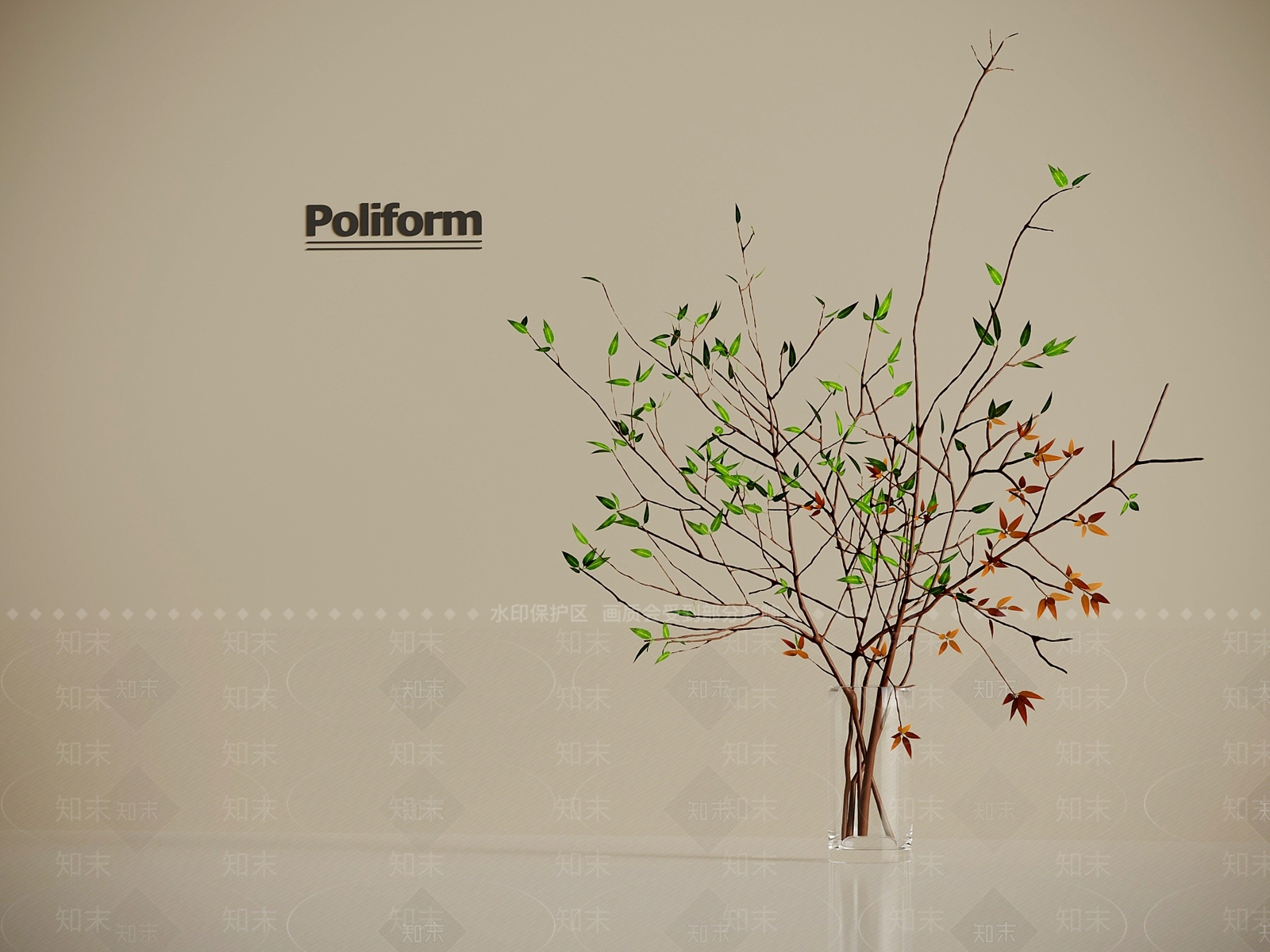 现代花艺3D模型下载【ID:1194870856】