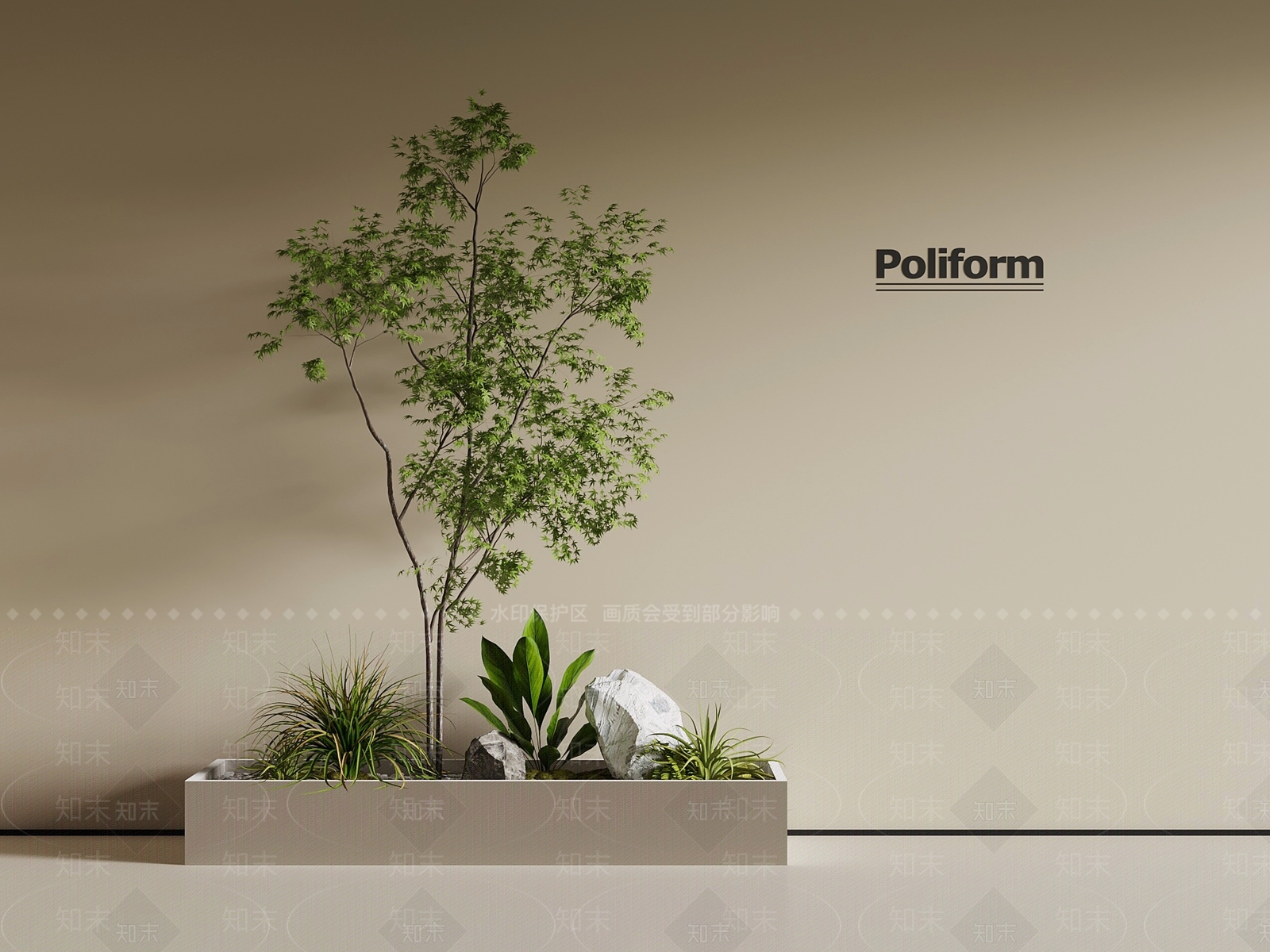 景观树3D模型下载【ID:1194872563】