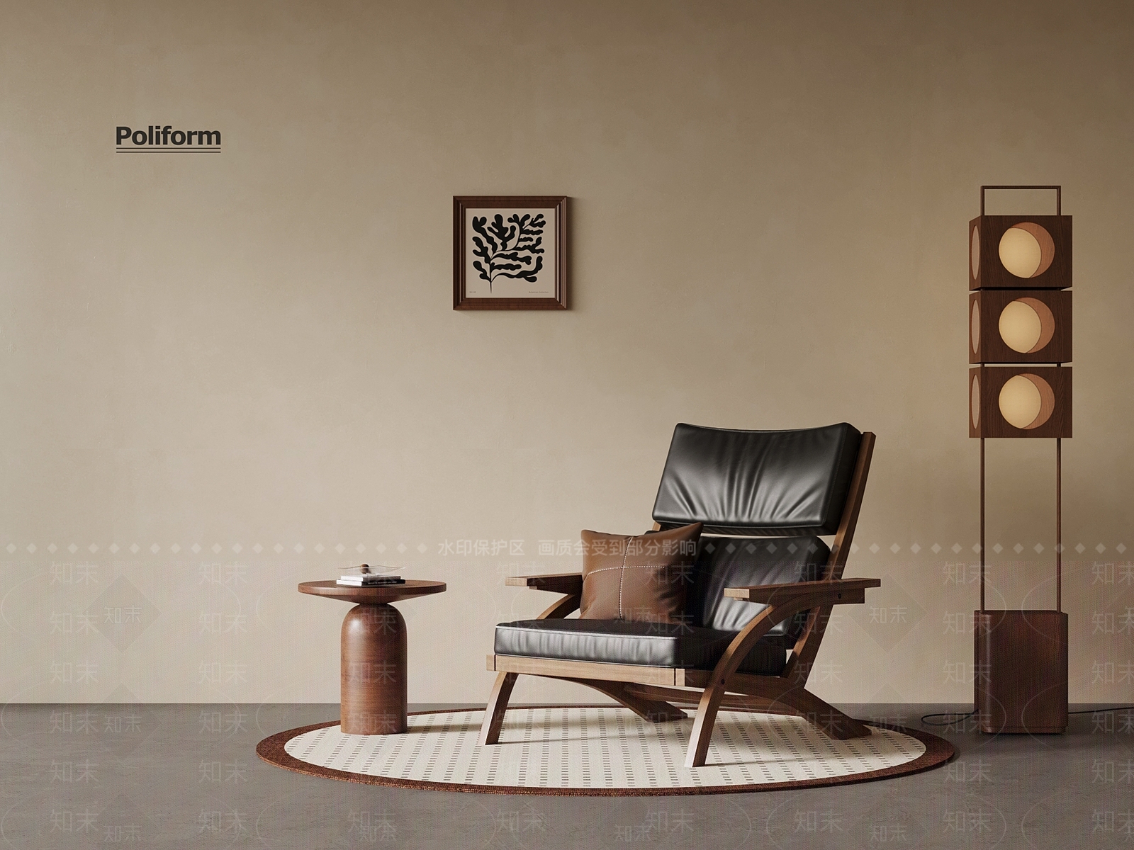 中古躺椅3D模型下载【ID:1194873604】