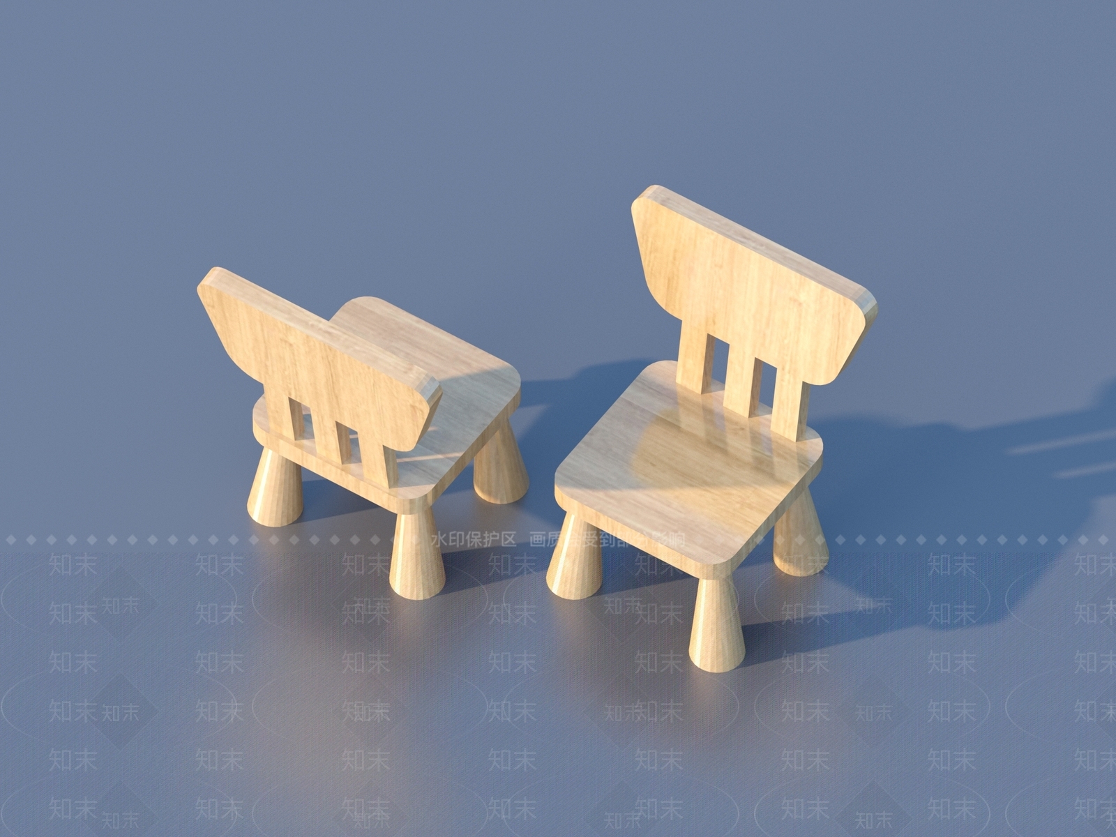 现代其他凳子3D模型下载【ID:1194875752】