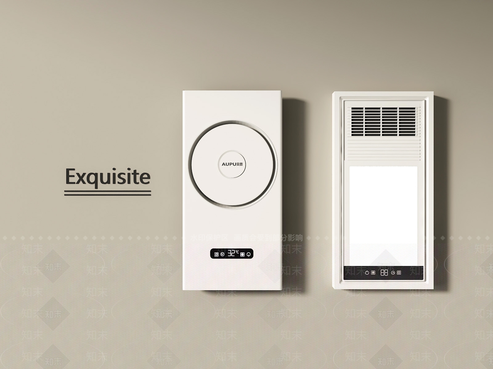 浴霸3D模型下载【ID:1194877916】