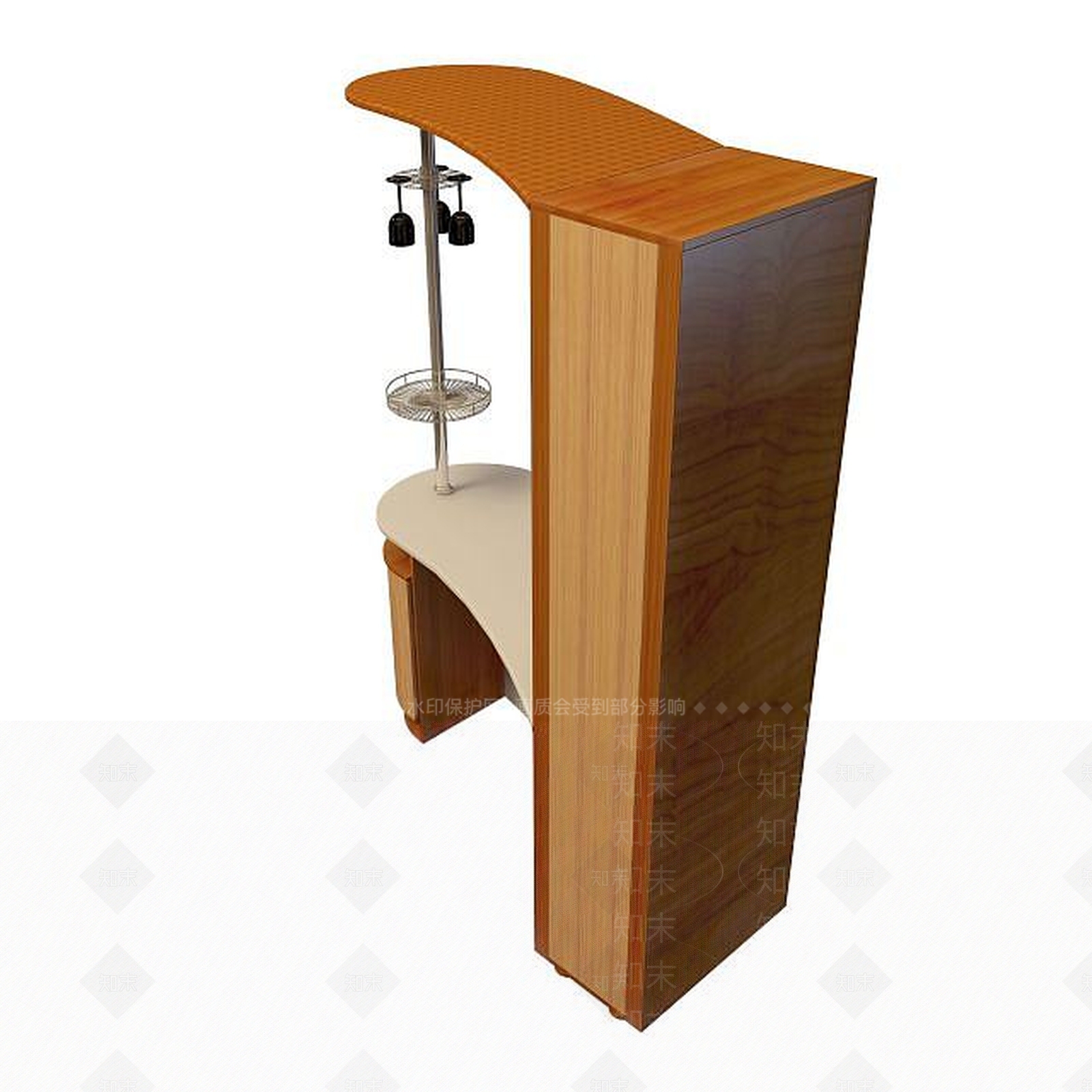 现代酒柜3D模型下载【ID:1194887326】