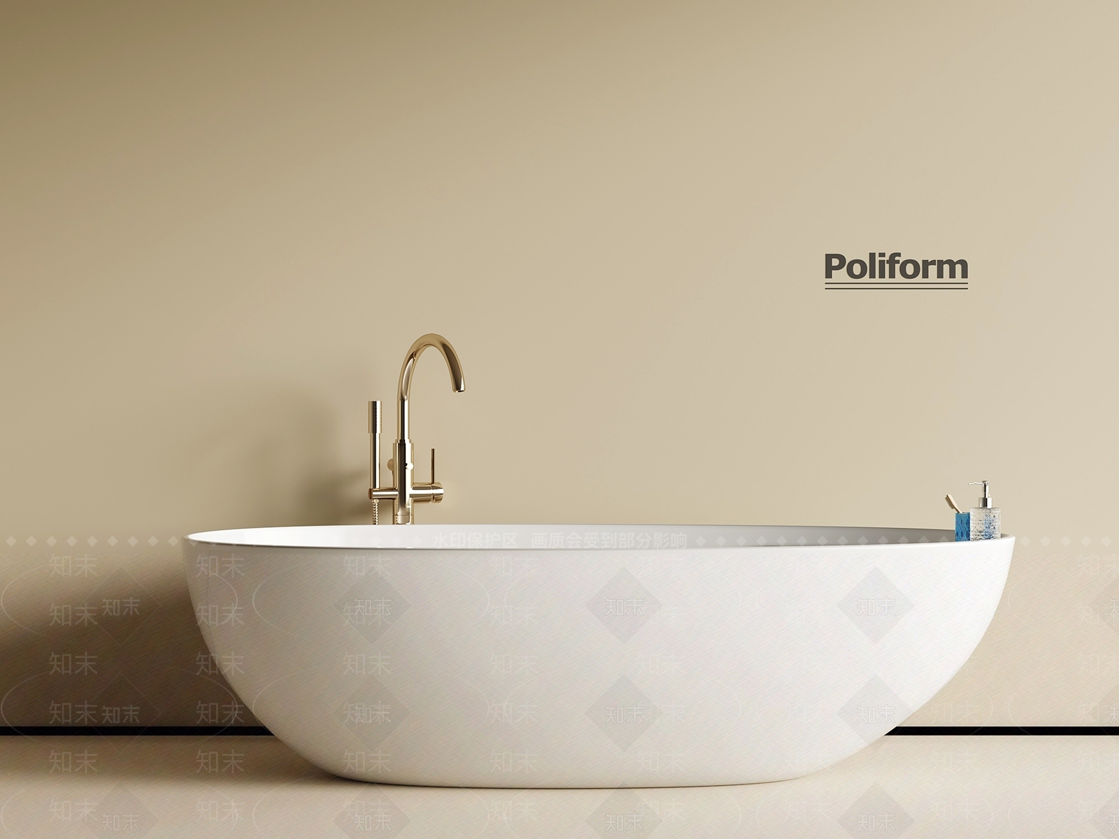 浴缸3D模型下载【ID:1194888709】